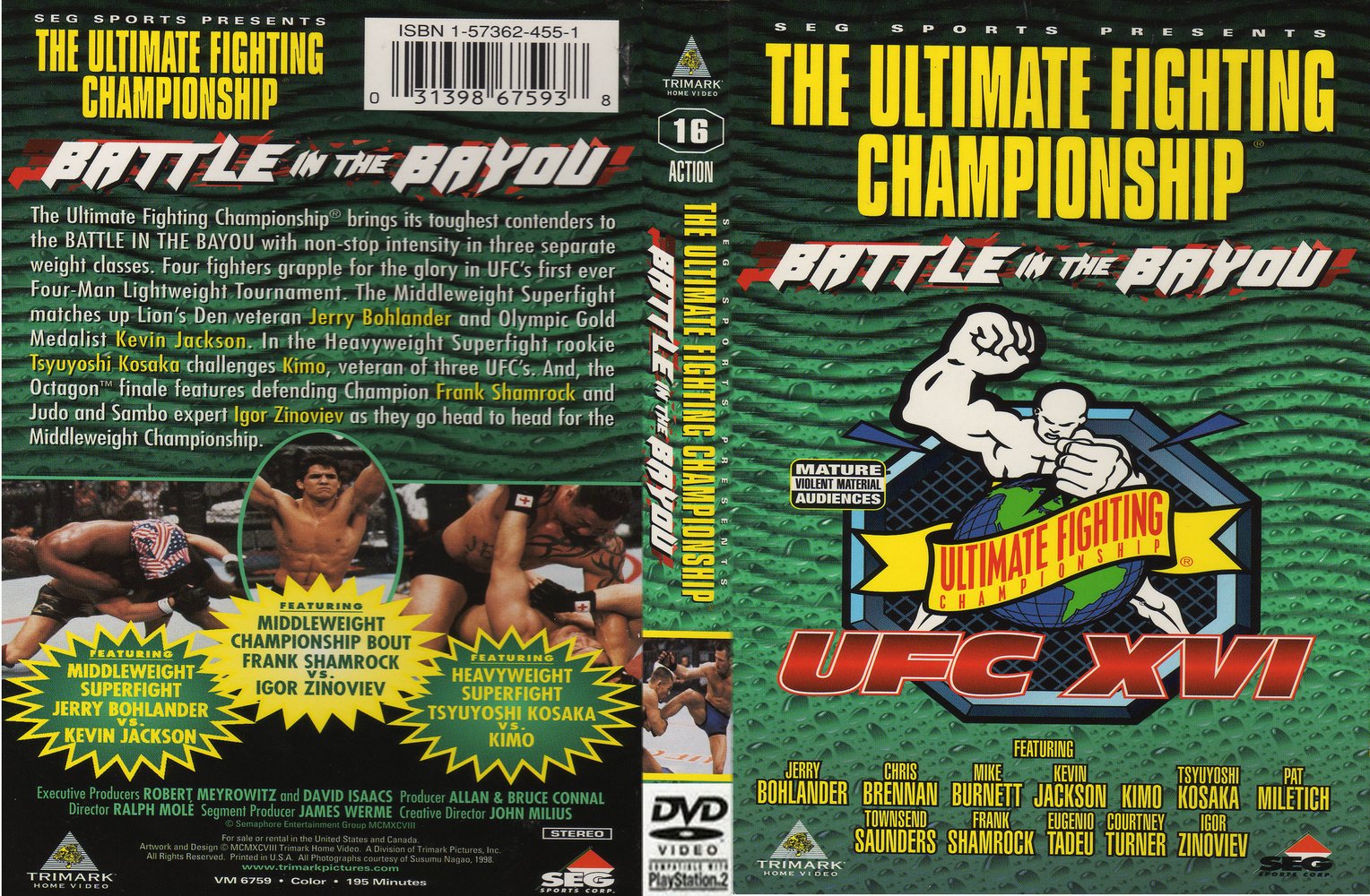Jaquette DVD Ufc 16 Battle in the bayou