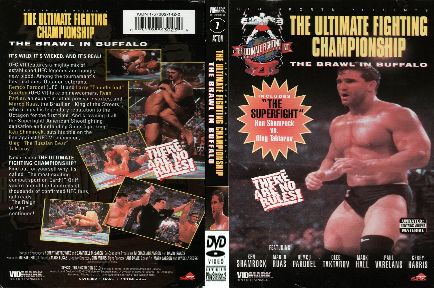 Jaquette DVD Ufc 7 The brawl in Buffalo