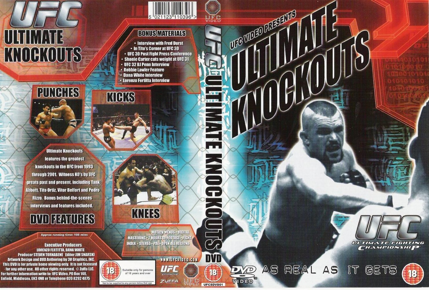 Jaquette DVD Ufc Ultimate Knockouts