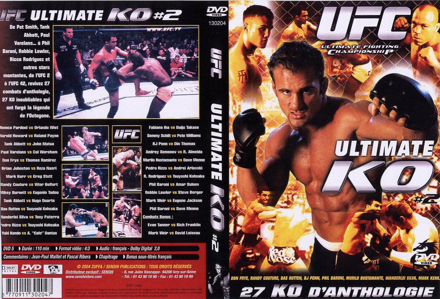 Jaquette DVD Ufc Ultimate Ko Vol 2