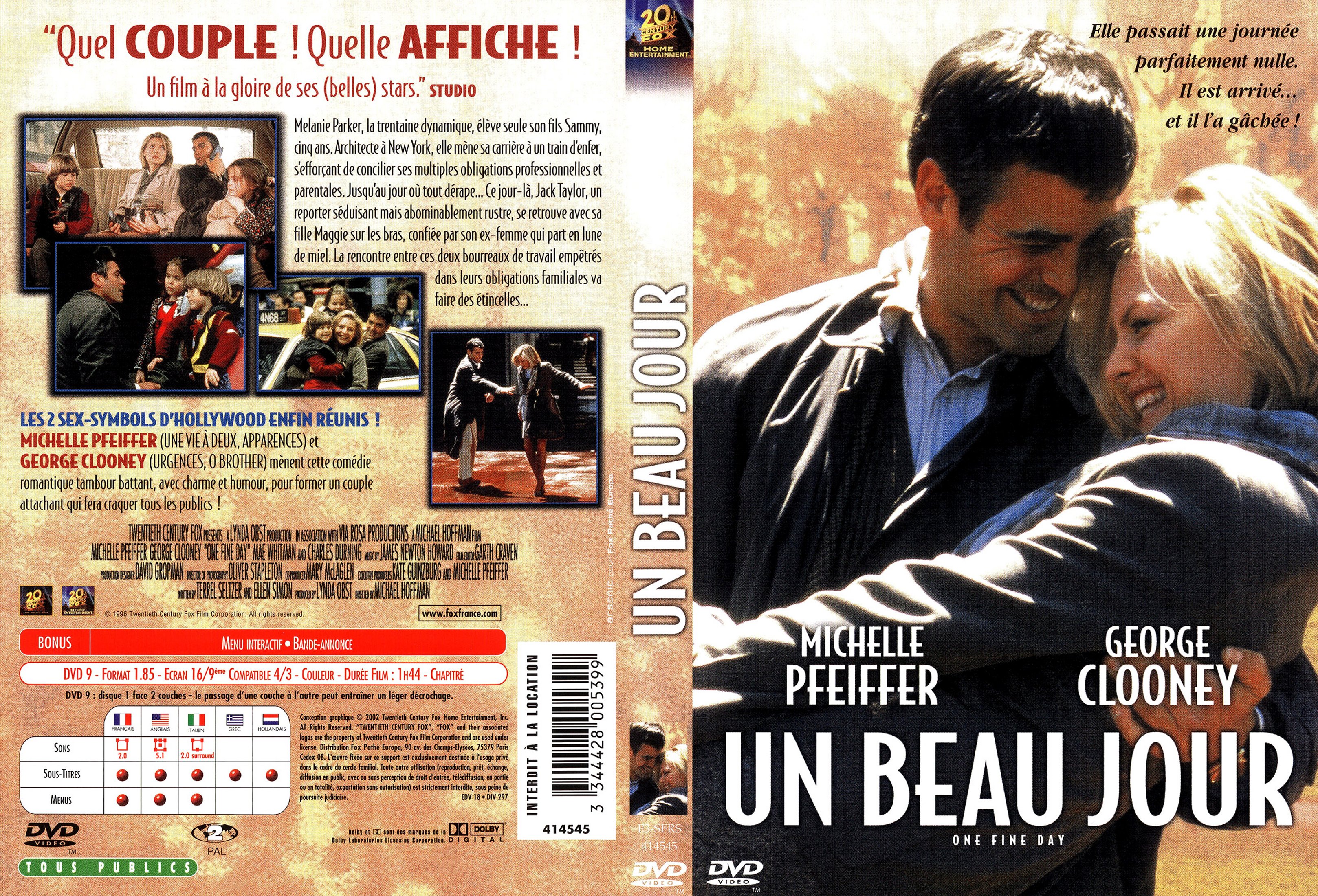 Jaquette DVD Un beau jour