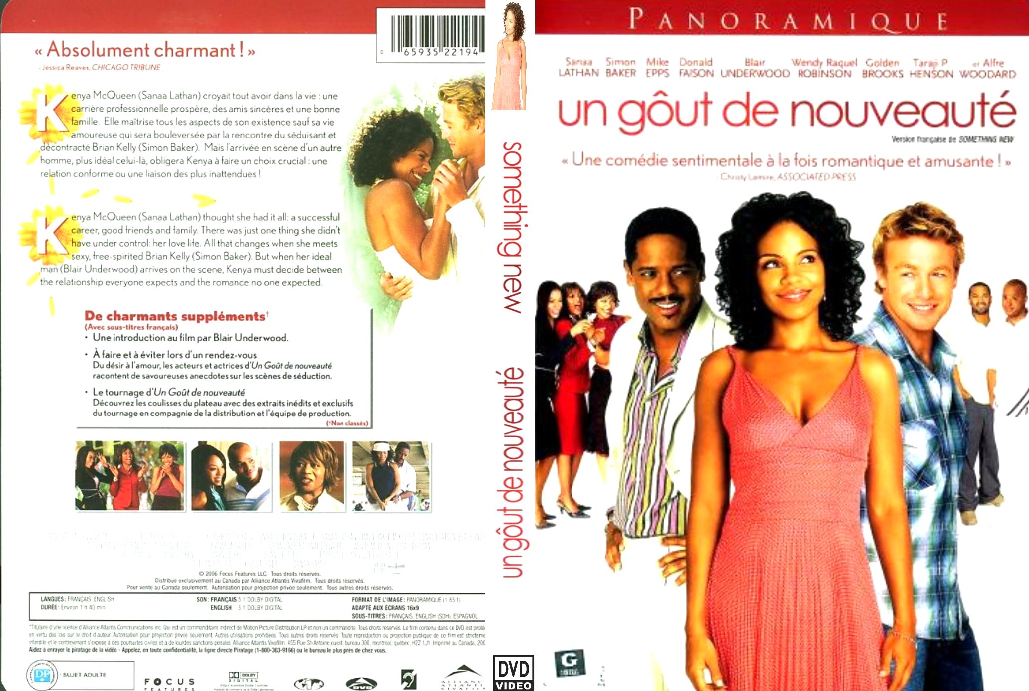 Jaquette DVD Un gout de nouveaut