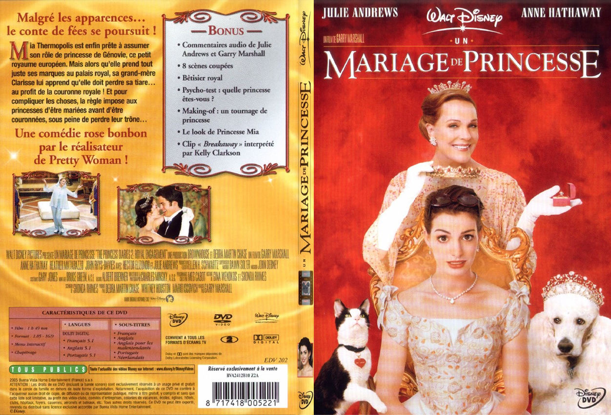 Jaquette DVD Un mariage de princesse - SLIM