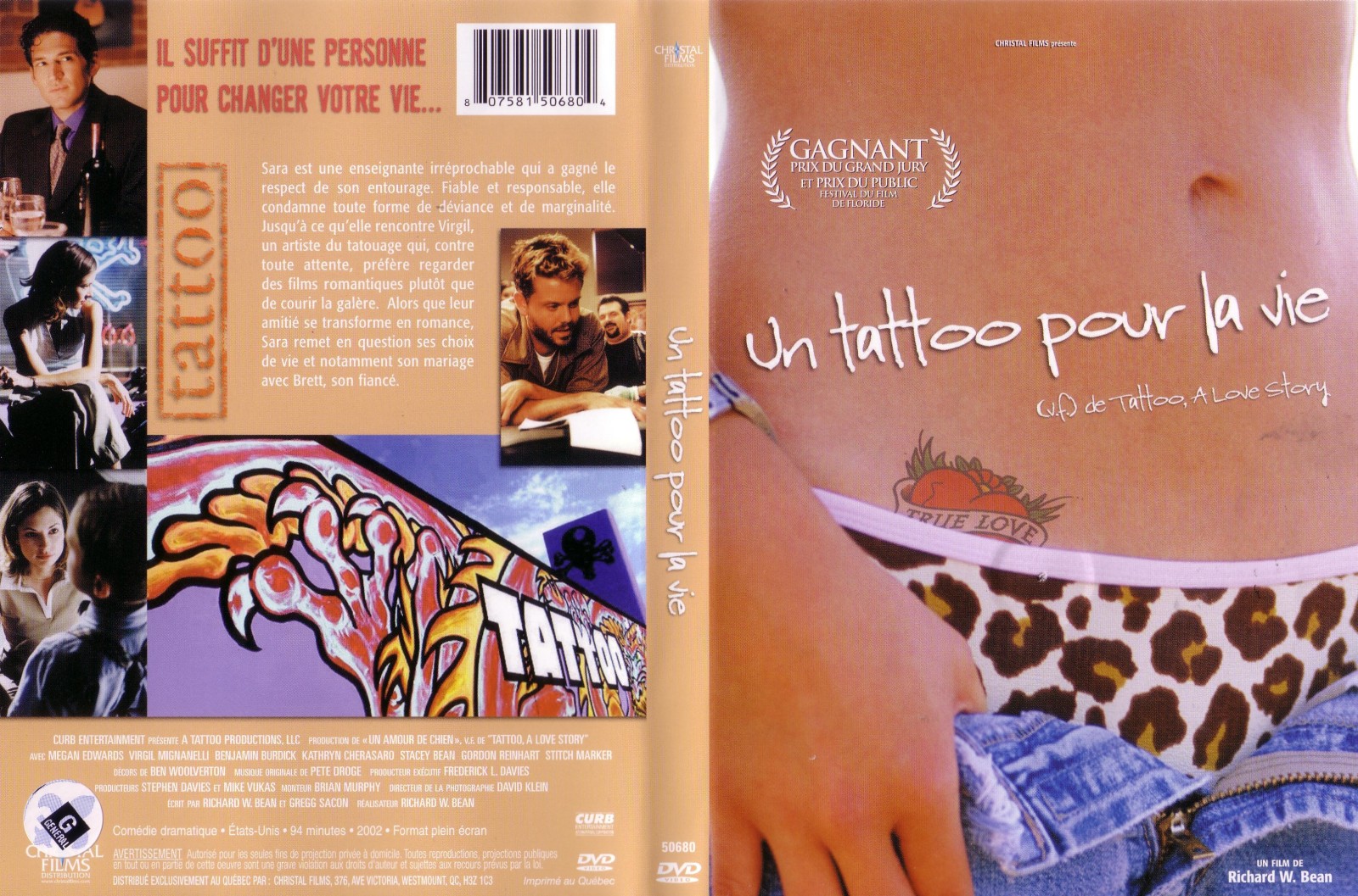 Jaquette DVD Un tattou pour la vie