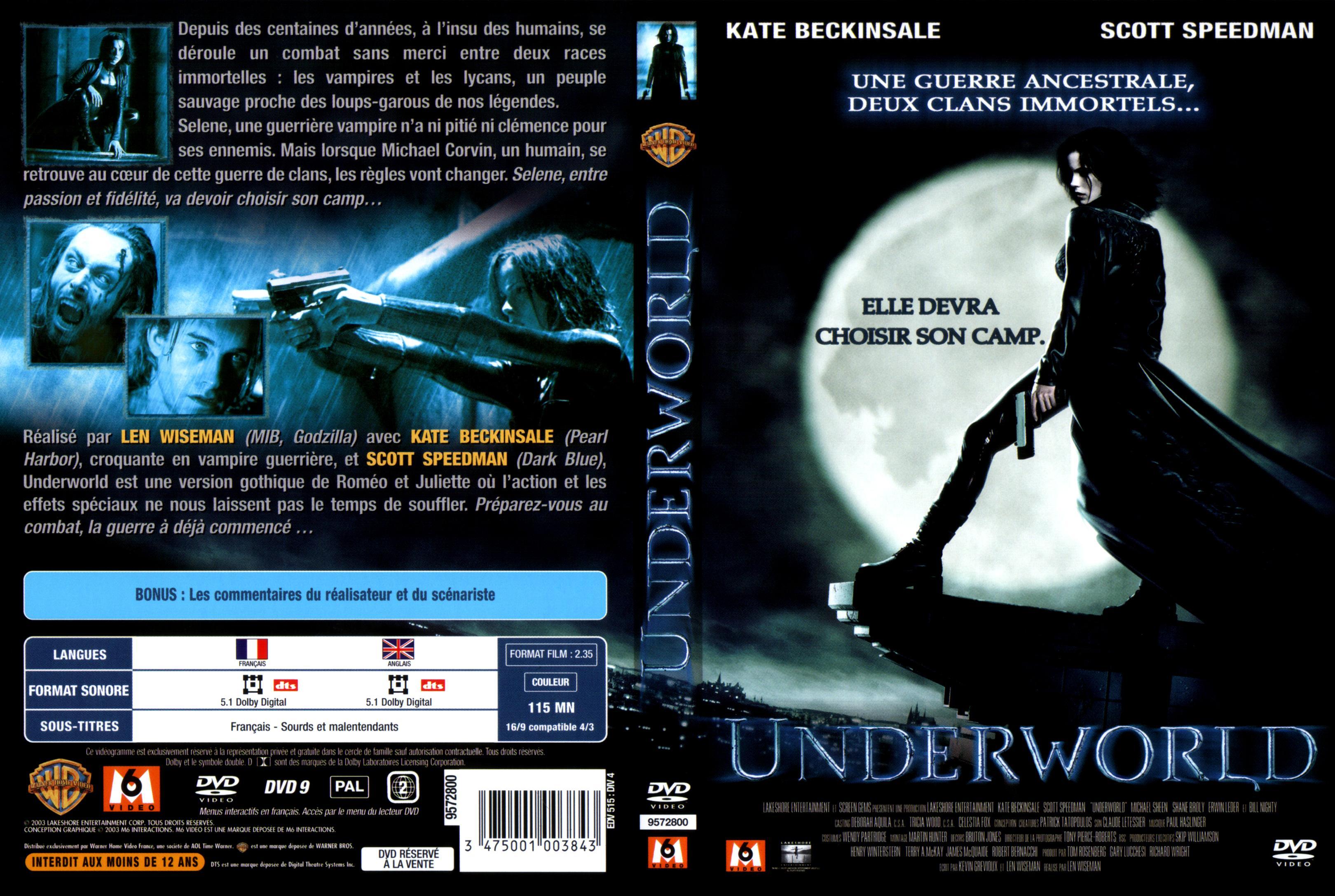 Jaquette DVD Underworld
