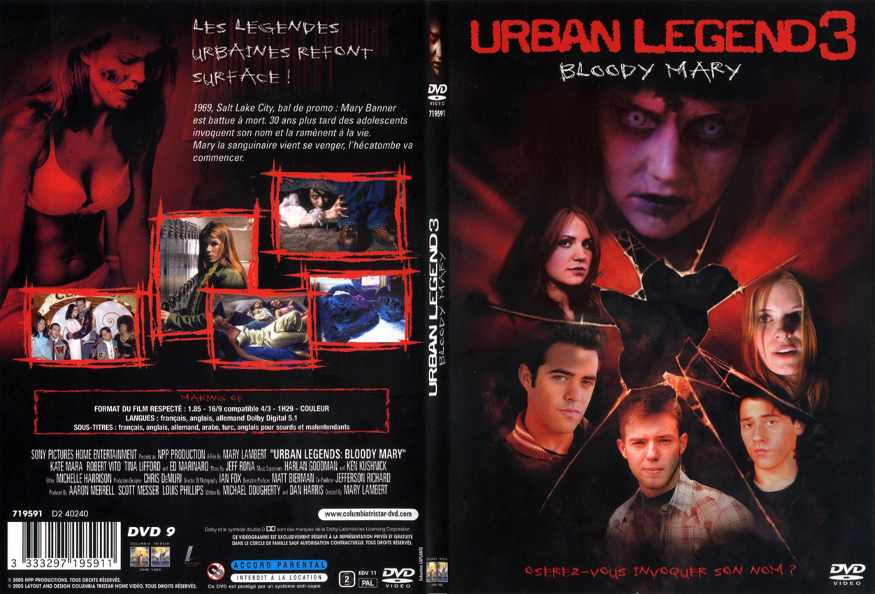 Jaquette DVD Urban Legend 3 - SLIM