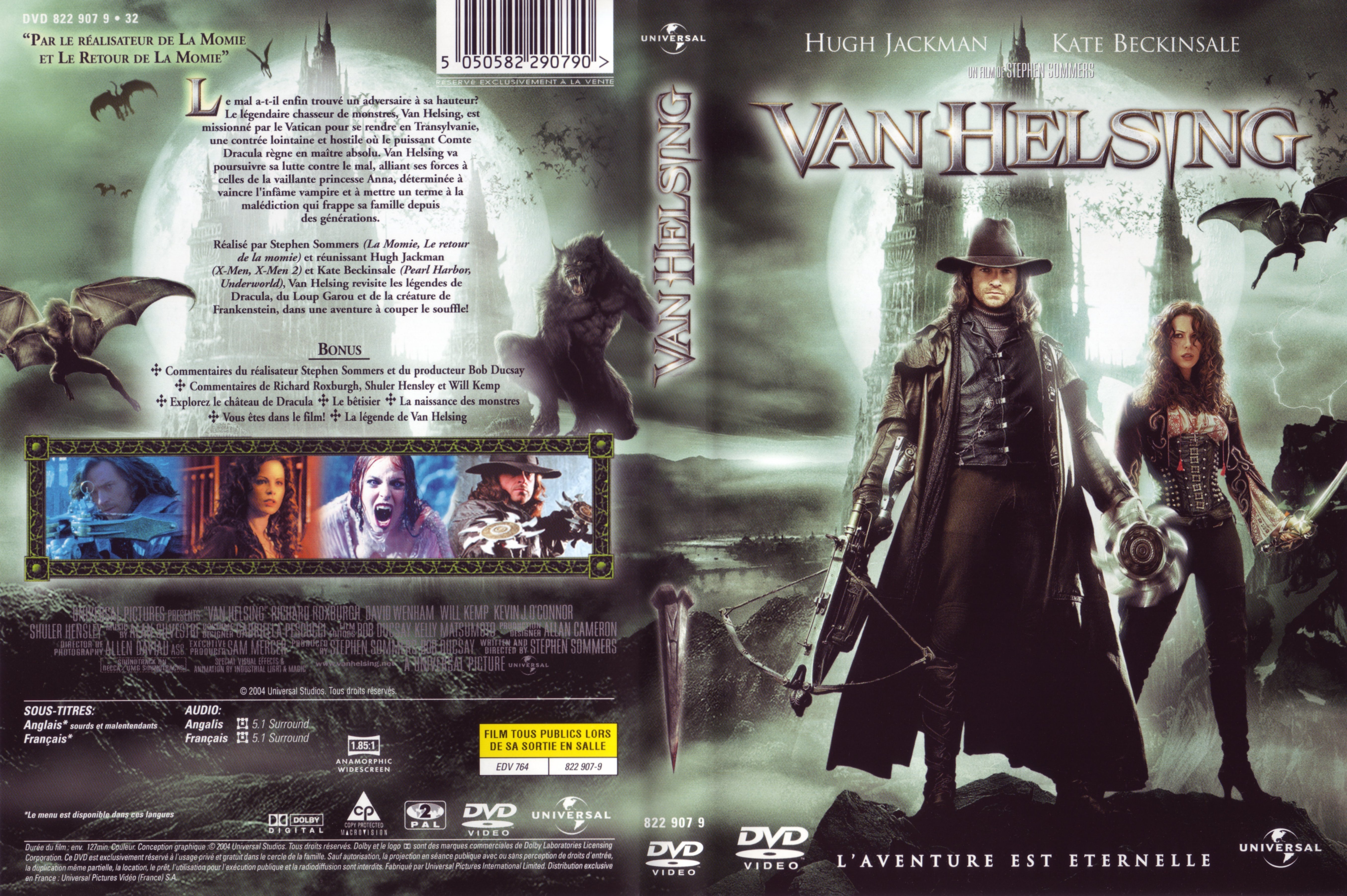 Jaquette DVD Van Helsing