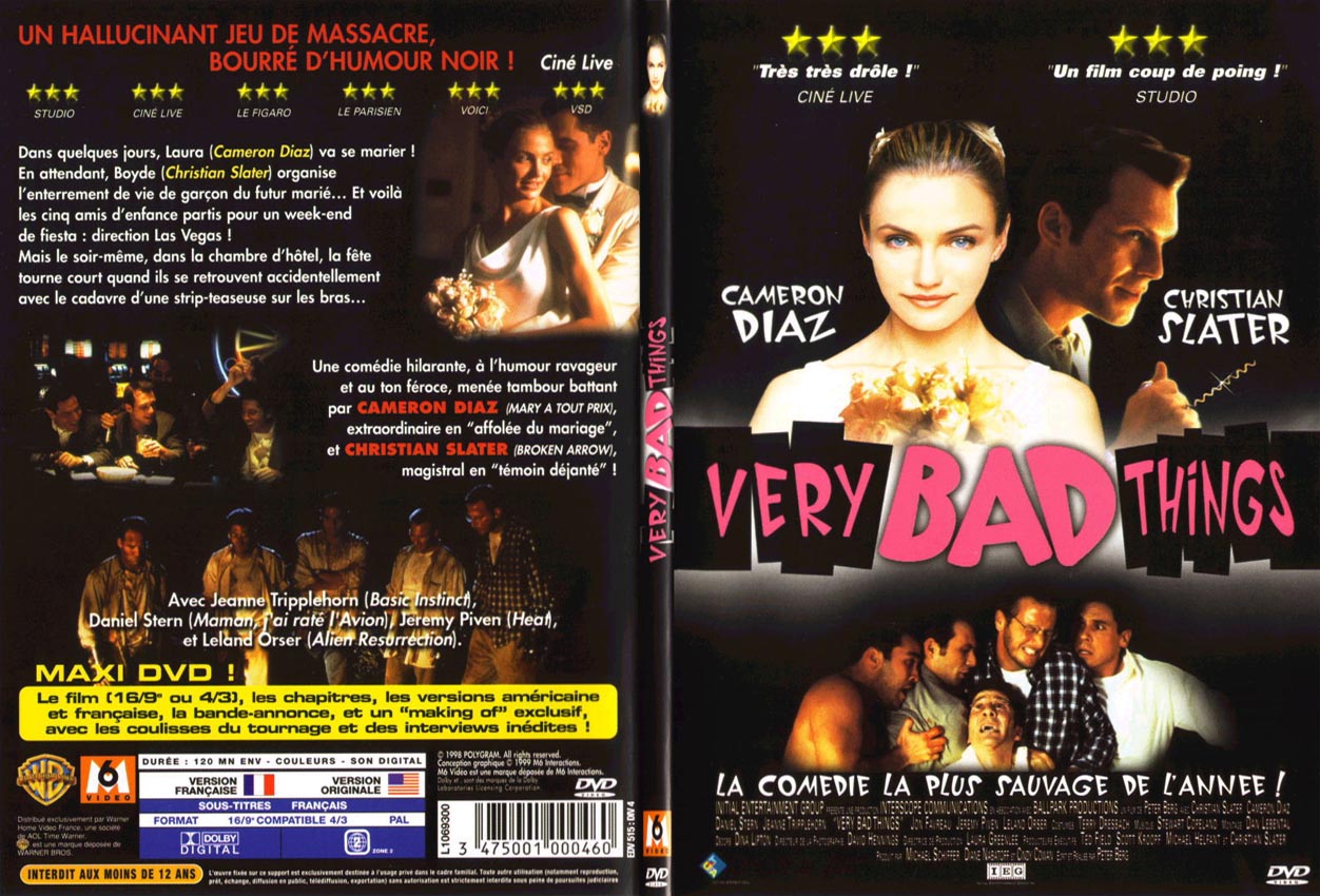 Jaquette DVD Very bad things - SLIM