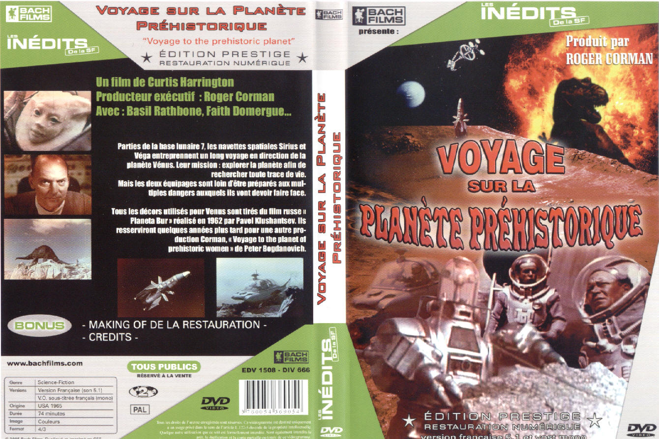 Jaquette DVD Voyage sur la plante prhistorique