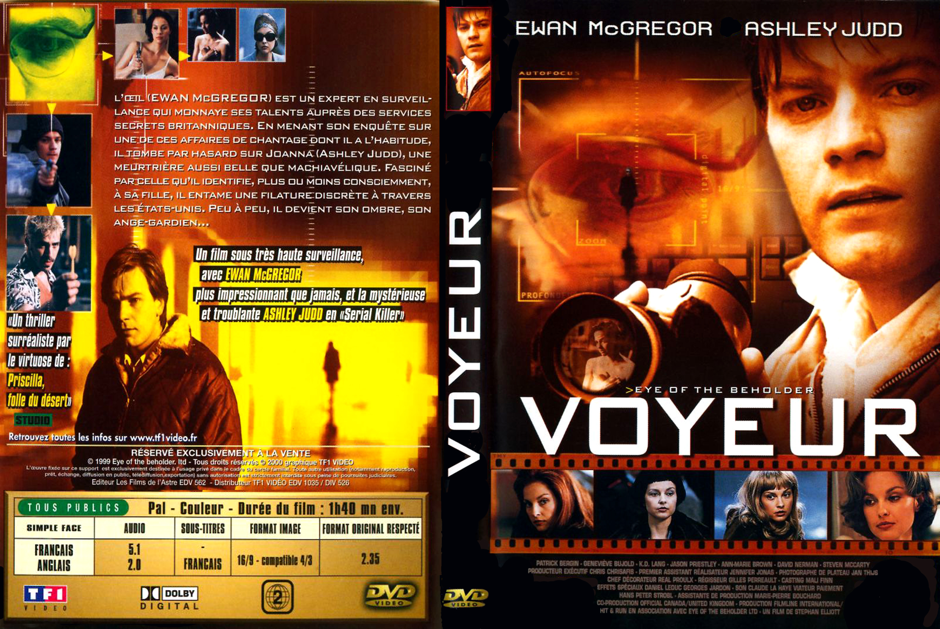 Jaquette DVD de Voyeur