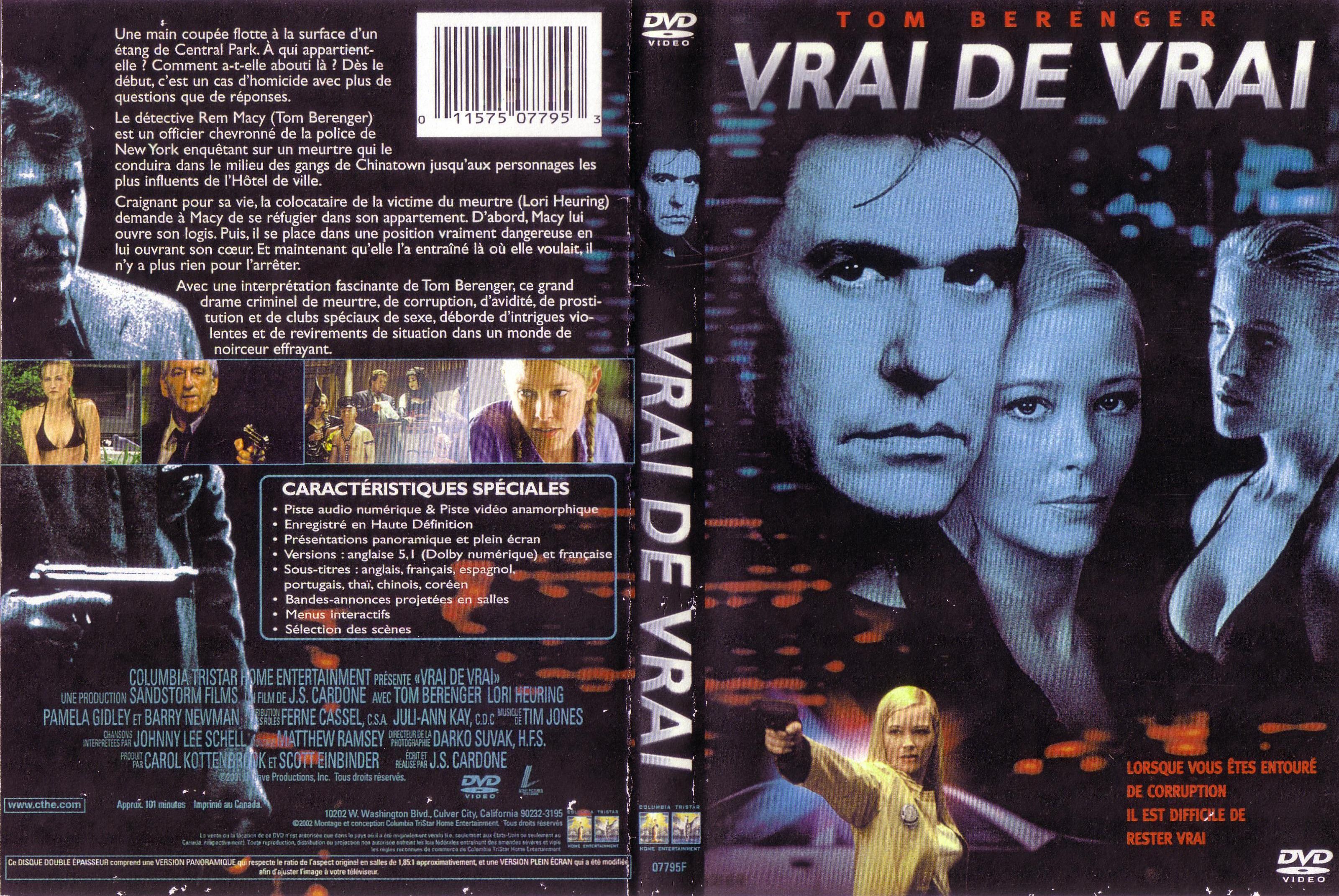 Jaquette DVD Vrai de vrai