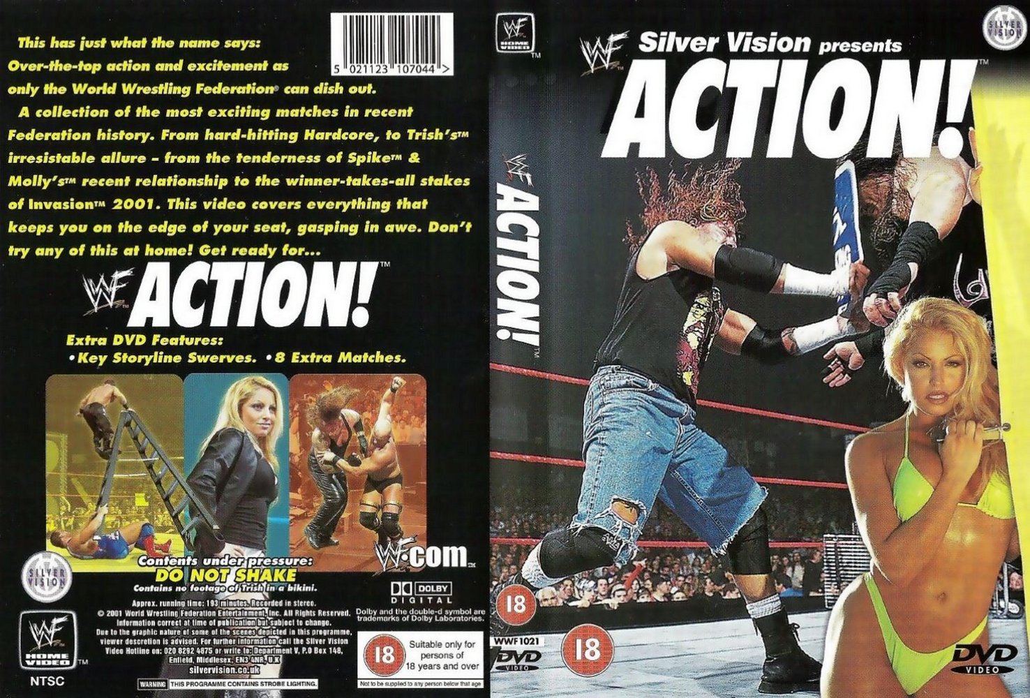 Jaquette DVD WWE Action