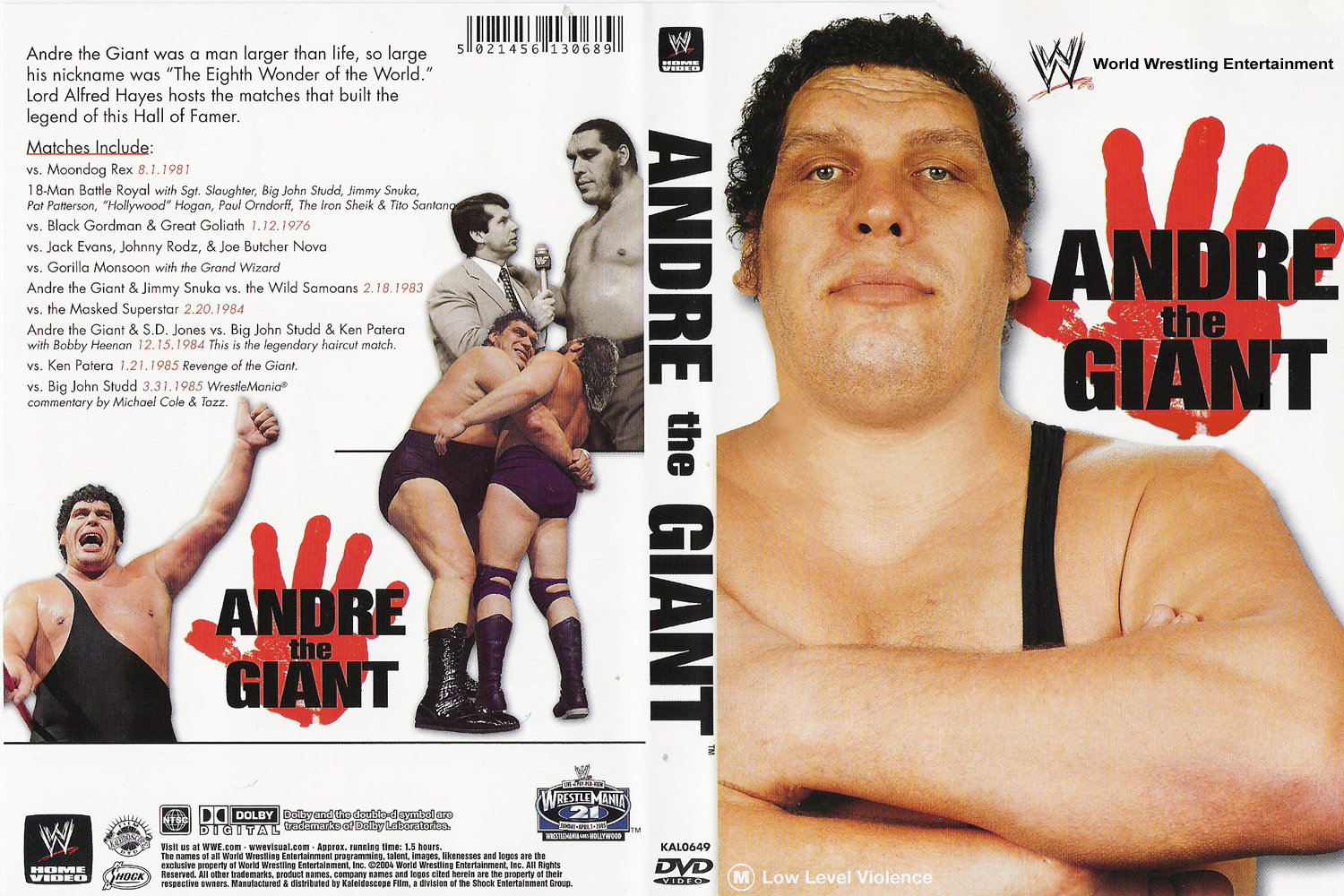 Jaquette DVD WWE Andre the giant