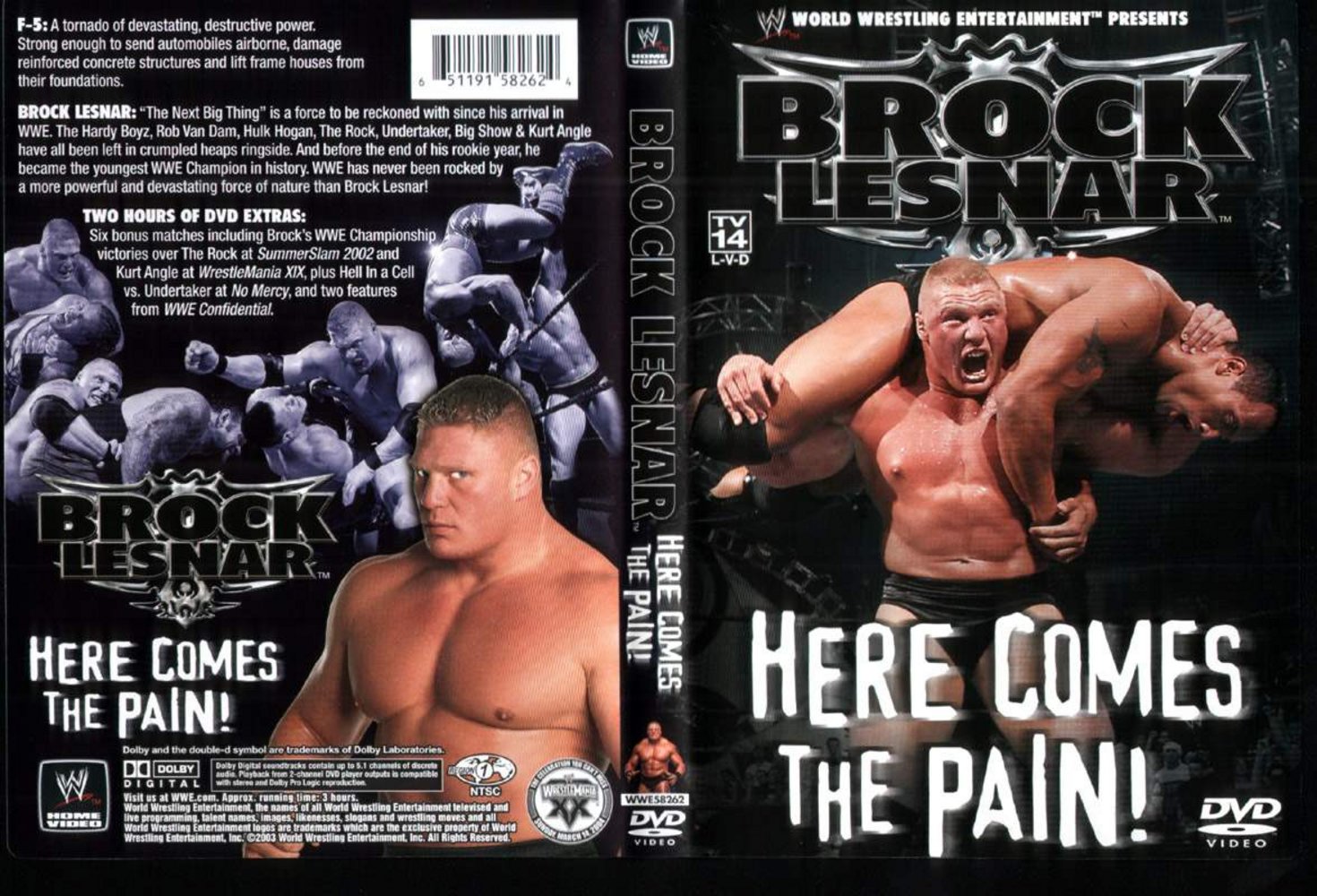 Jaquette DVD WWE Brock Lesnar