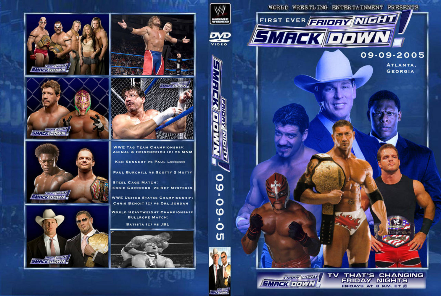 Jaquette DVD WWE Friday Night Smackdown 9 Sep 05