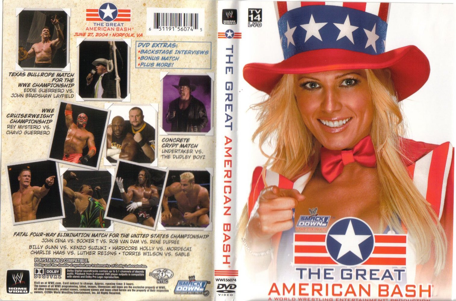 Jaquette DVD WWE Great American Bash