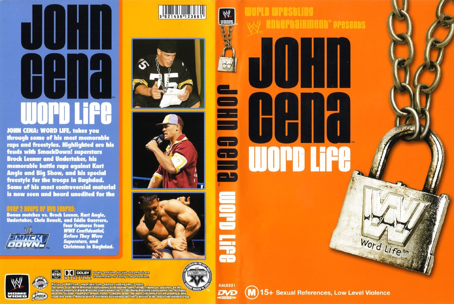 Jaquette DVD WWE John Cena Word Life