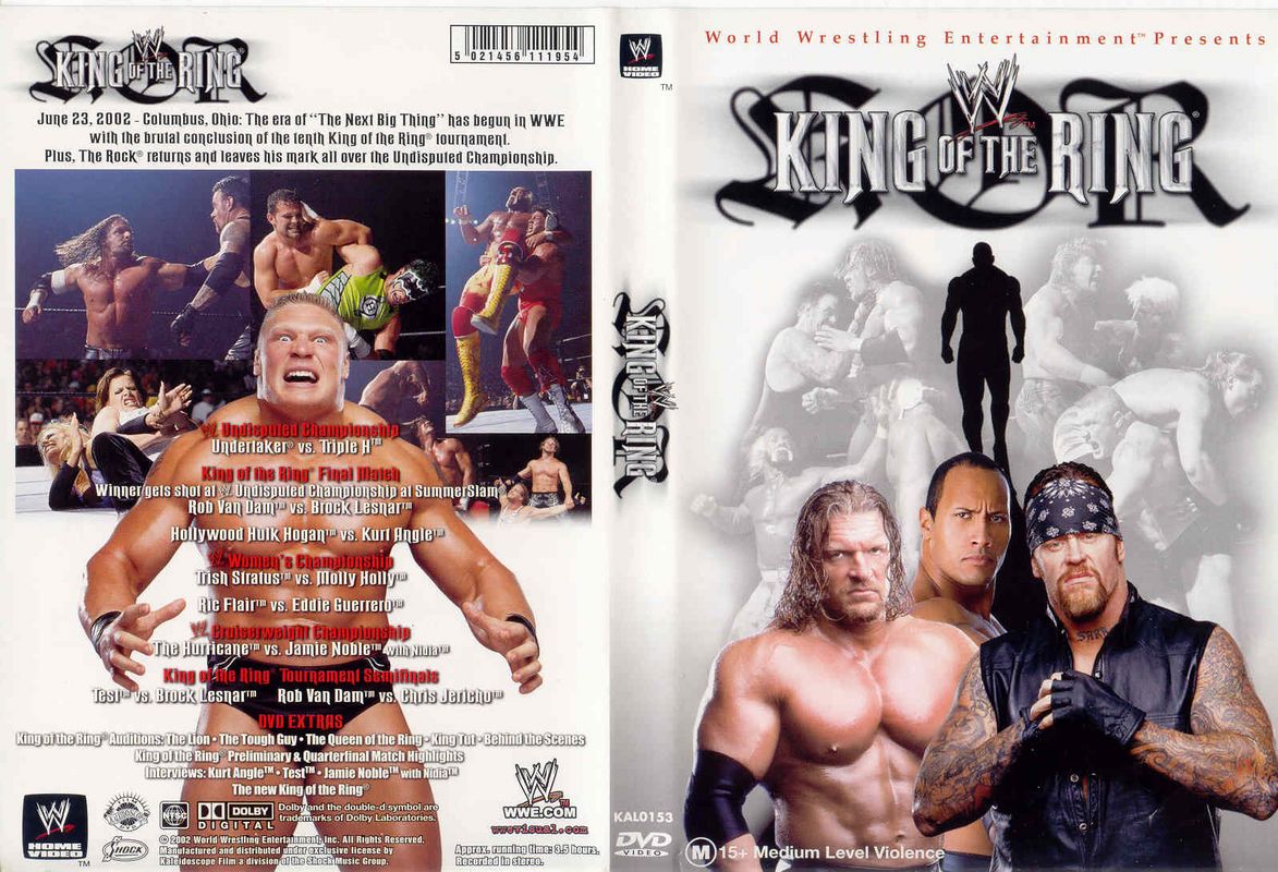 Jaquette DVD WWE King Of The Ring 2002