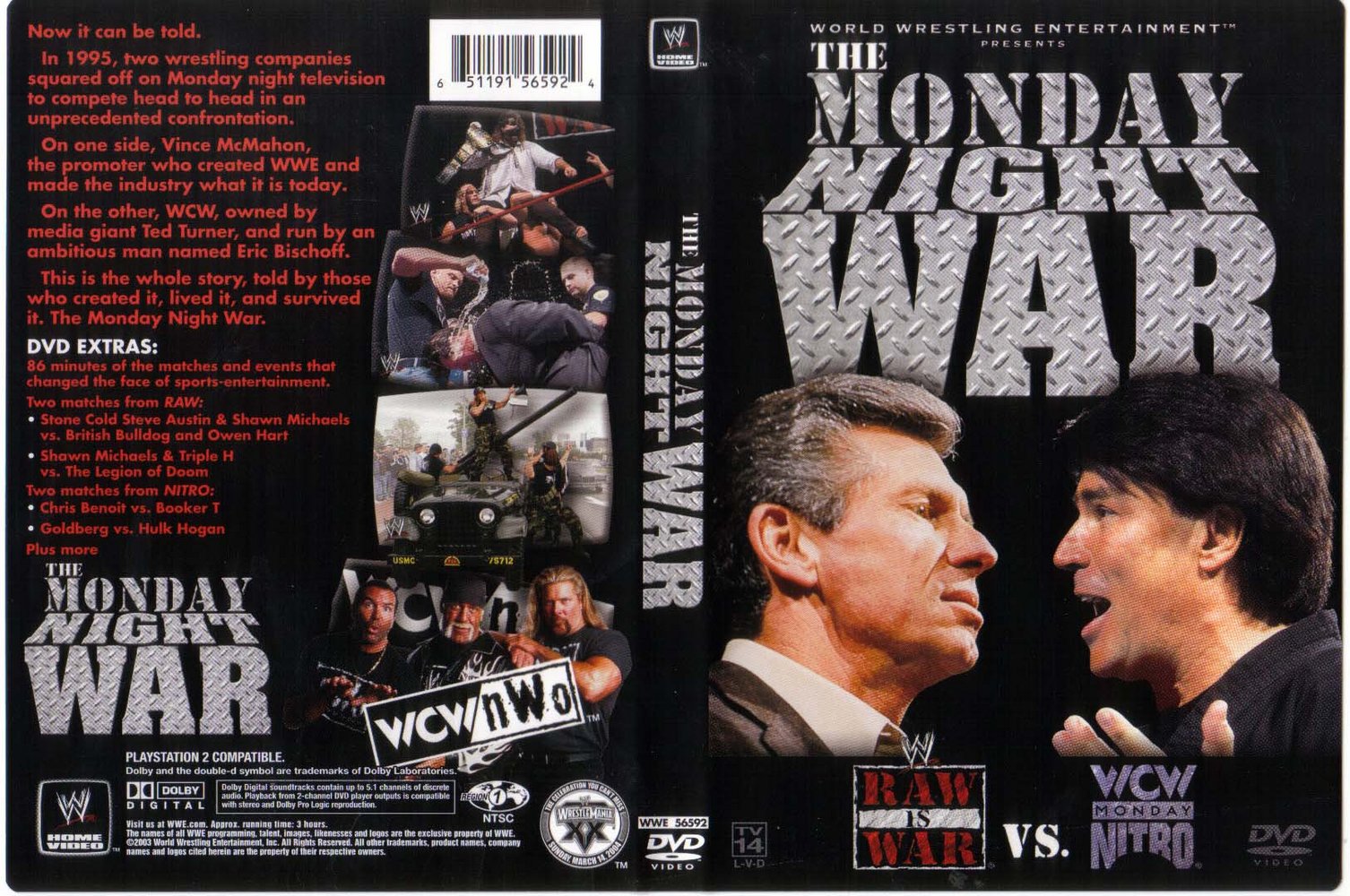 Jaquette DVD WWE Monday Night War