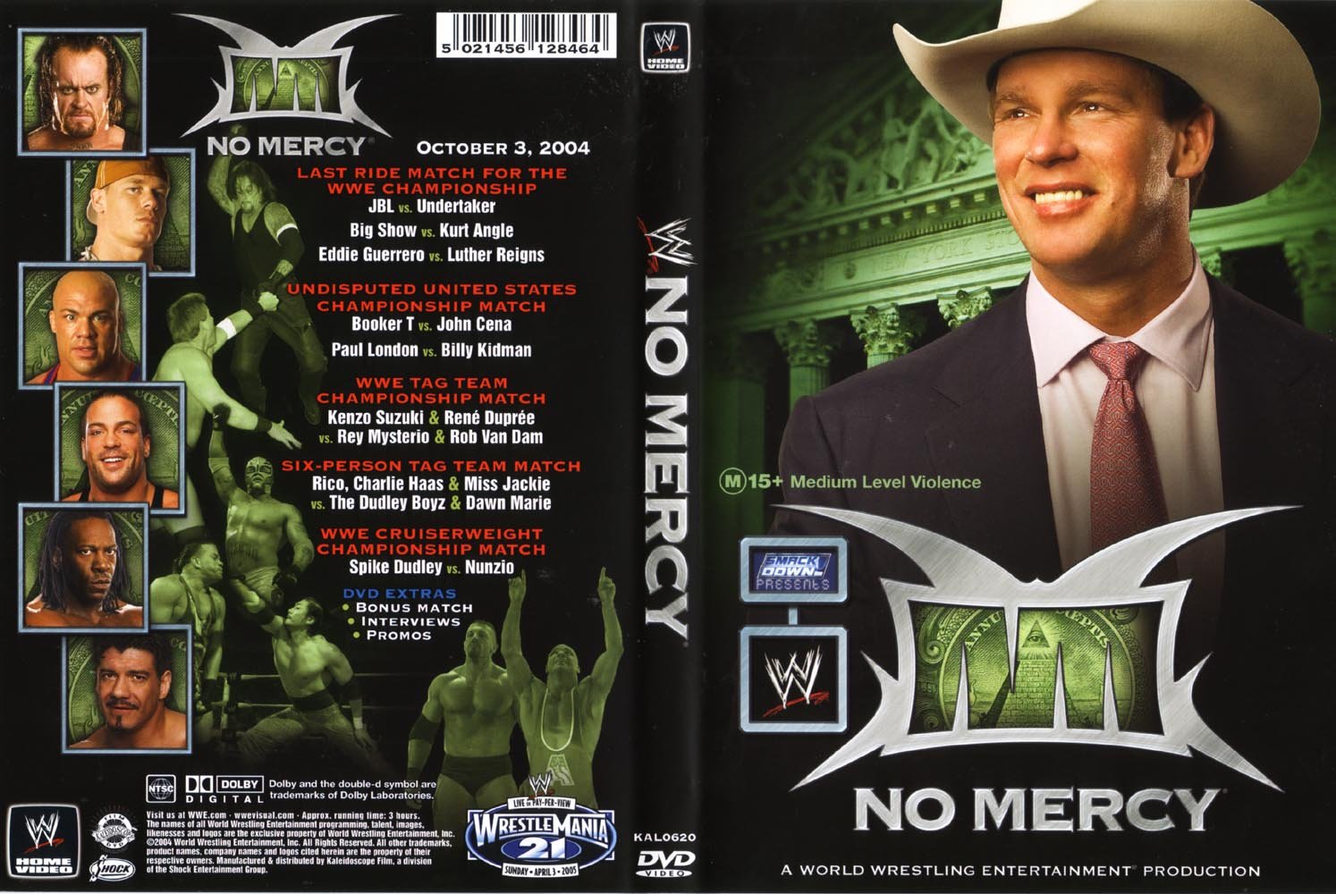 Jaquette DVD WWE No Mercy 2004