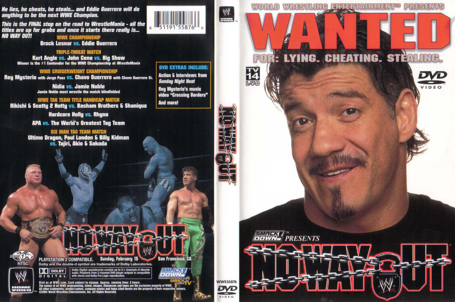 Jaquette DVD WWE No Way Out 2002