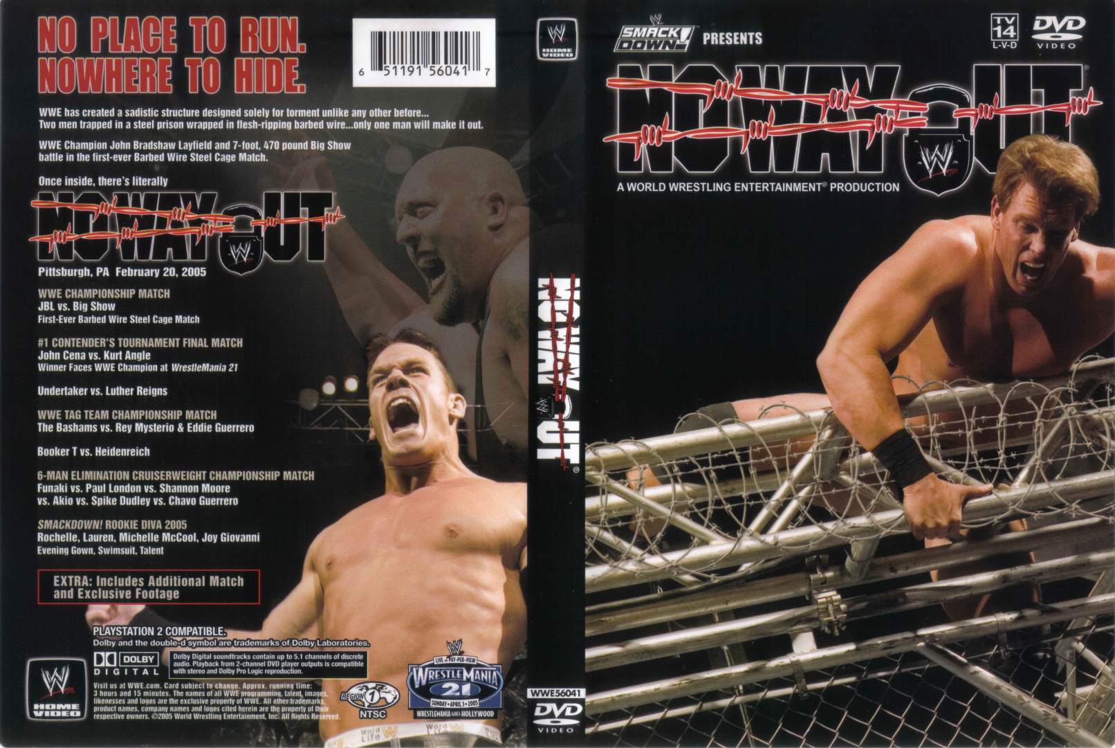Jaquette DVD WWE No Way Out 2005