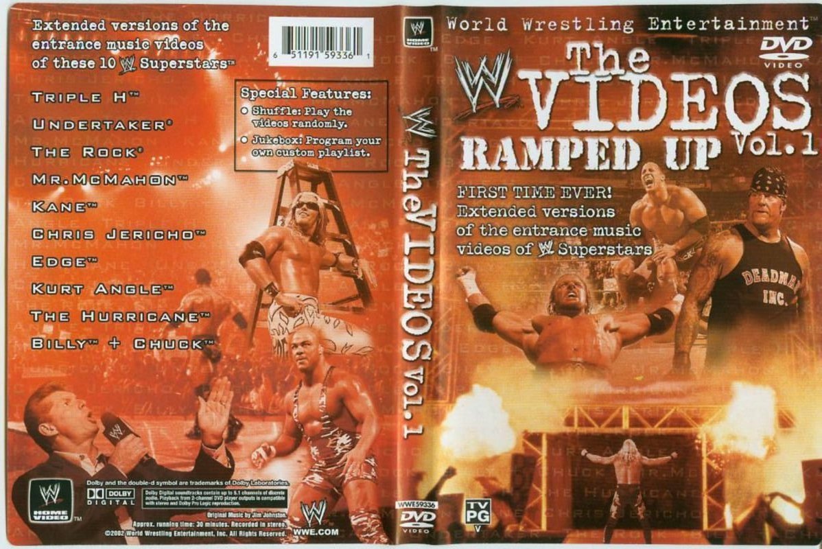 Jaquette DVD WWE Ramped Up The Videos Volume 1