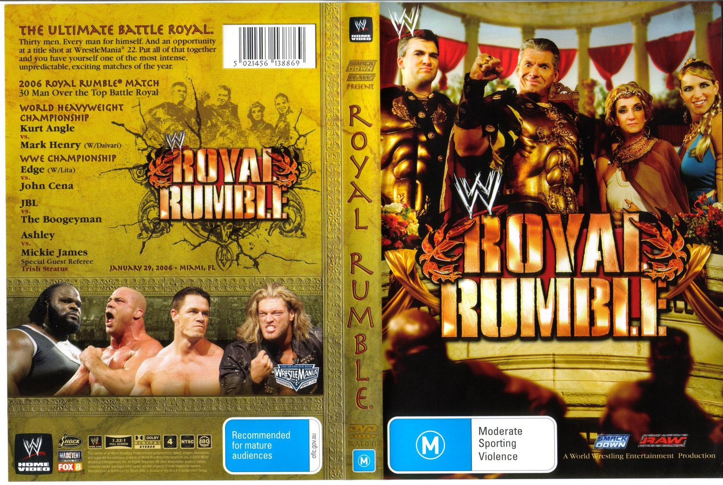 Jaquette DVD WWE Royal Rumble 2006