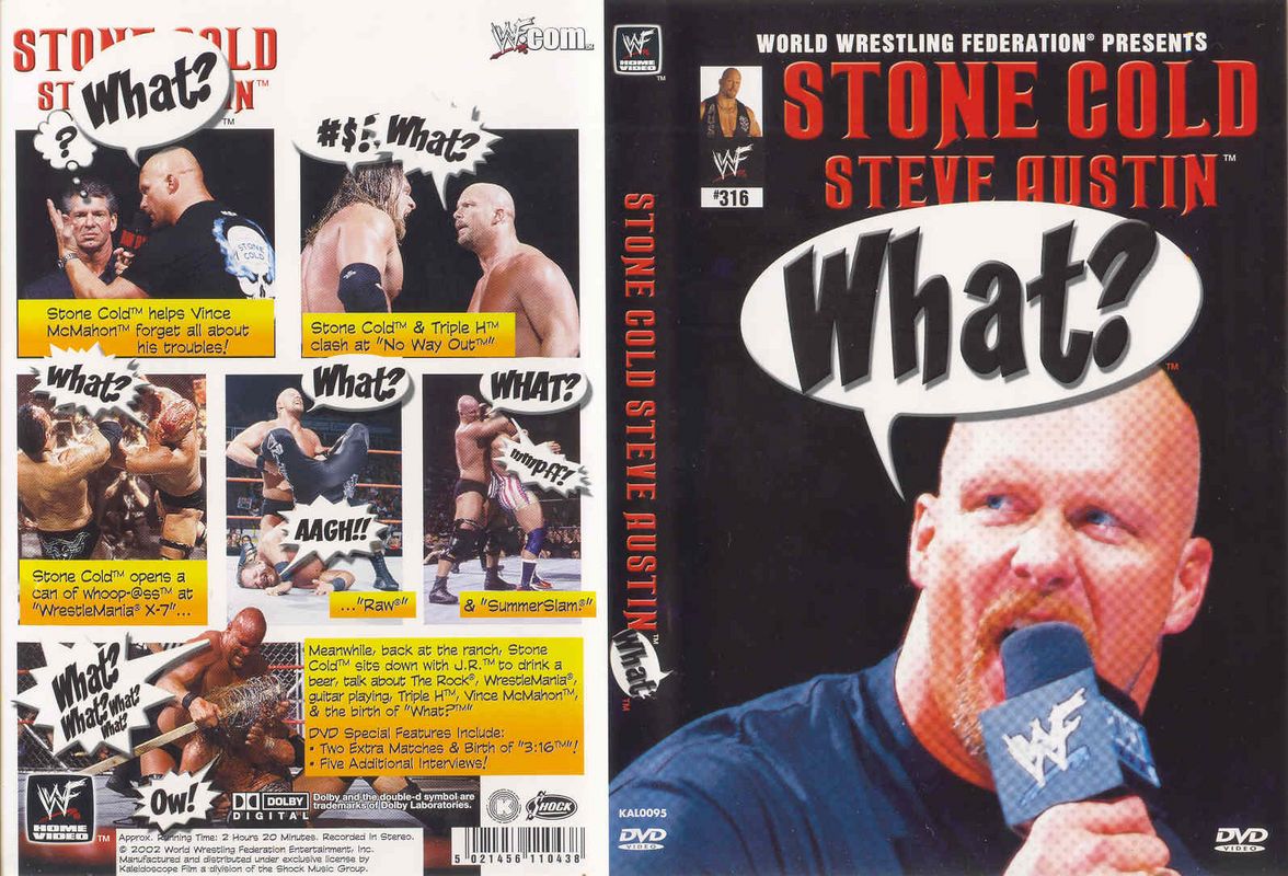 Jaquette DVD WWE Stone Cold Steve Austin What