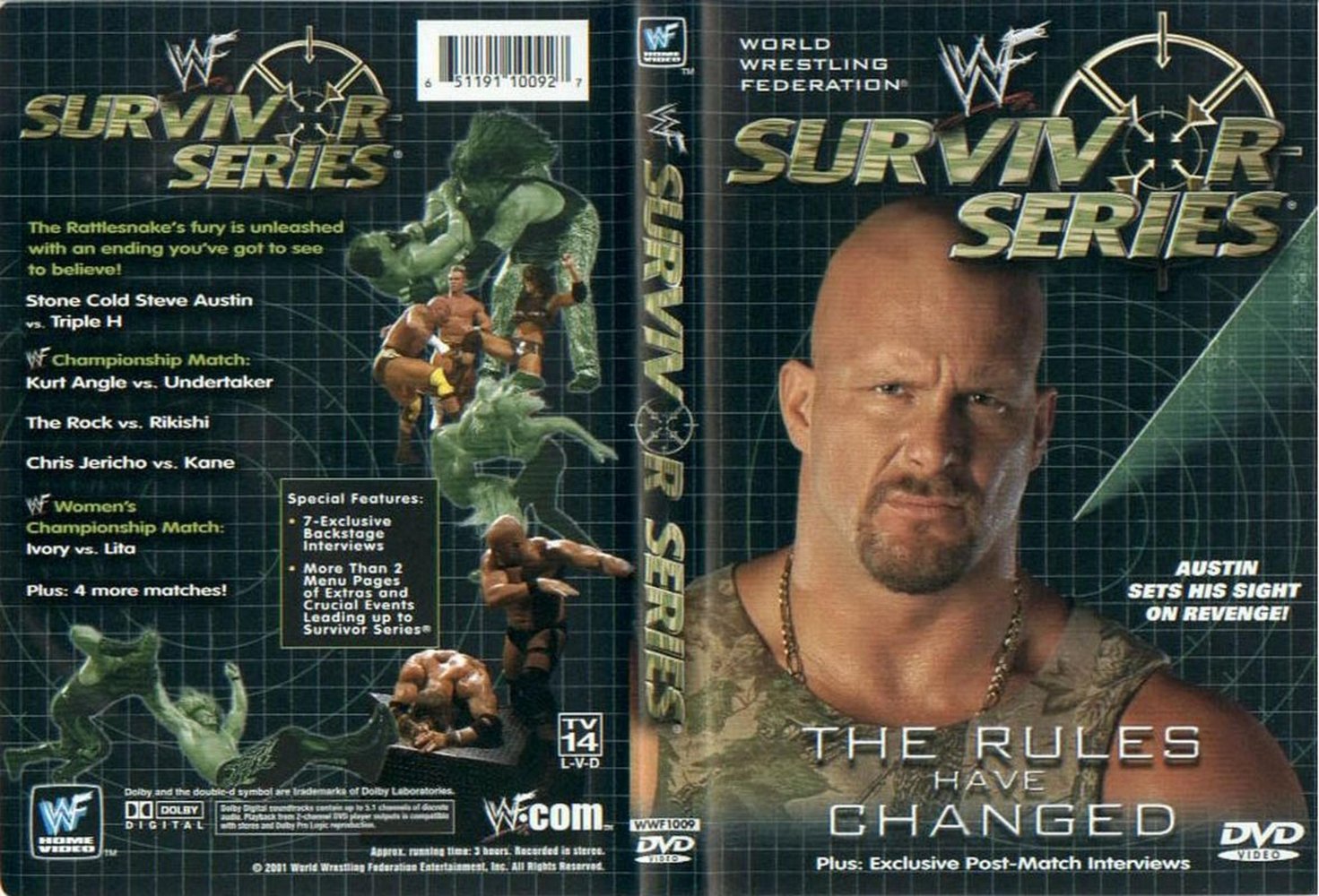 Jaquette DVD WWE Survivor Series 2000