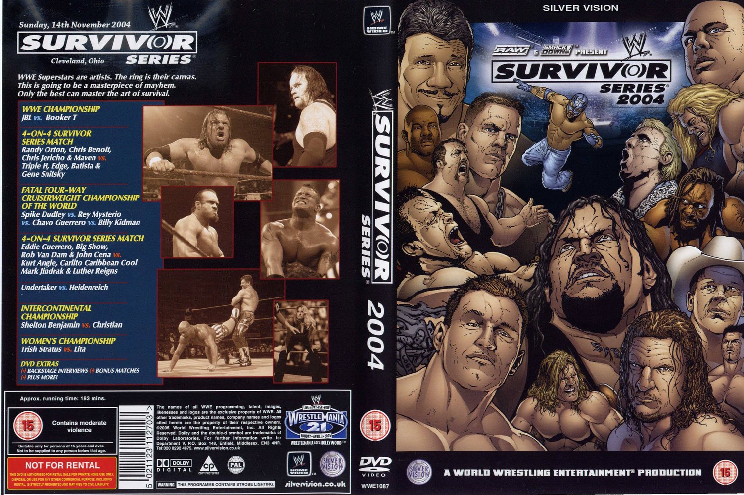 Jaquette DVD WWE Survivor Series 2004