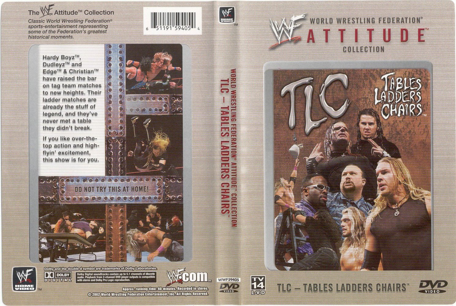Jaquette DVD WWE Tables Ladders Chairs