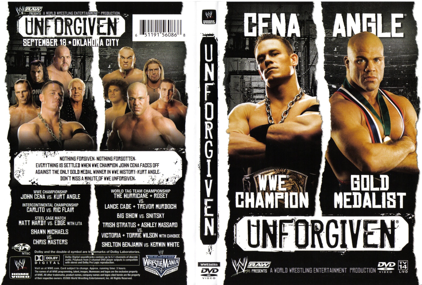 Jaquette DVD WWE Unforgiven 2005