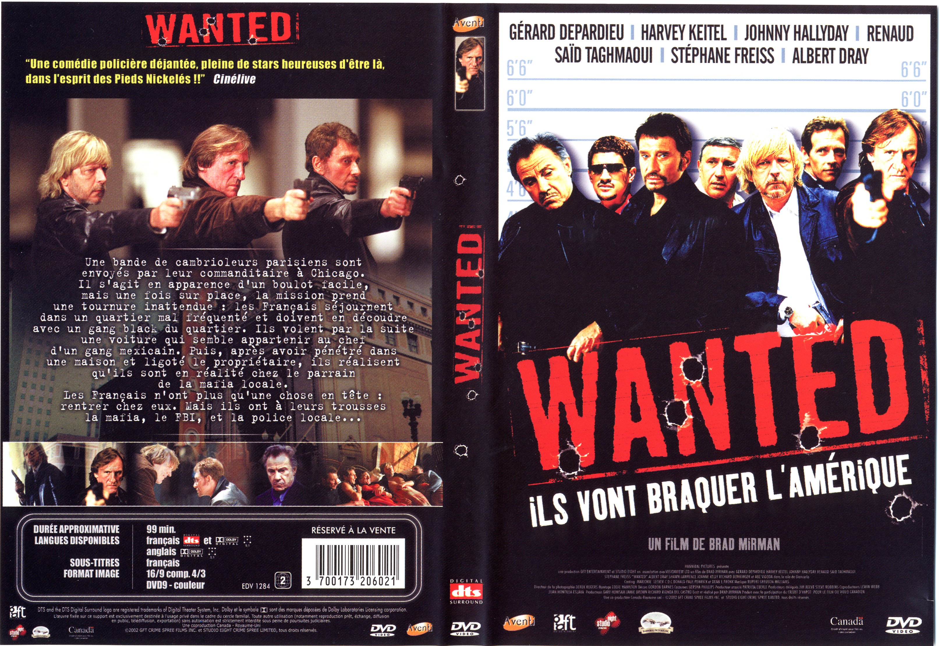 Jaquette DVD Wanted ils vont braquer l