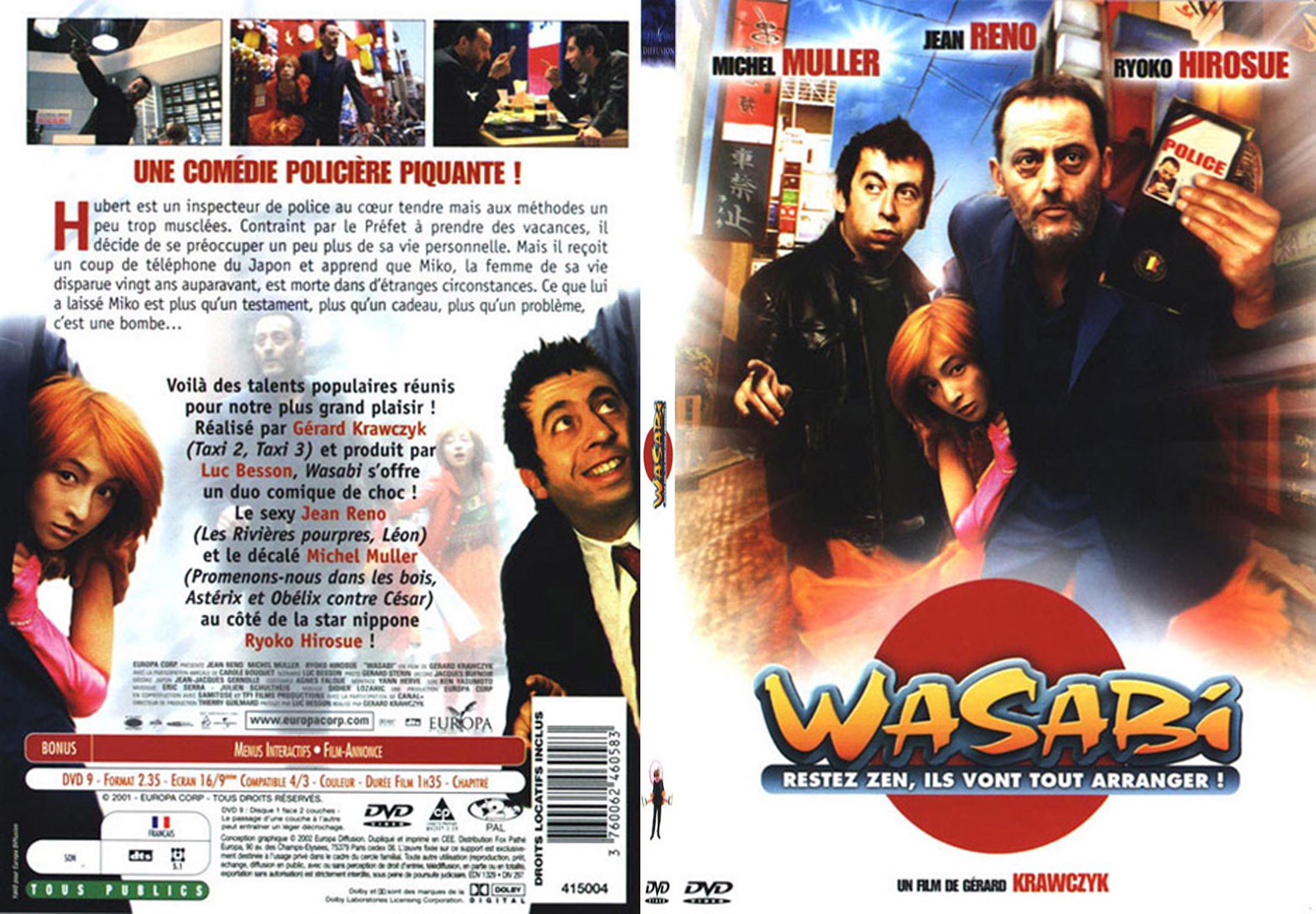 Jaquette DVD Wasabi - SLIM