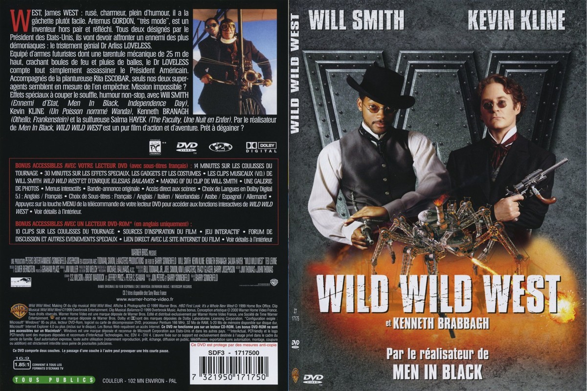 Jaquette DVD Wild Wild West - SLIM v2