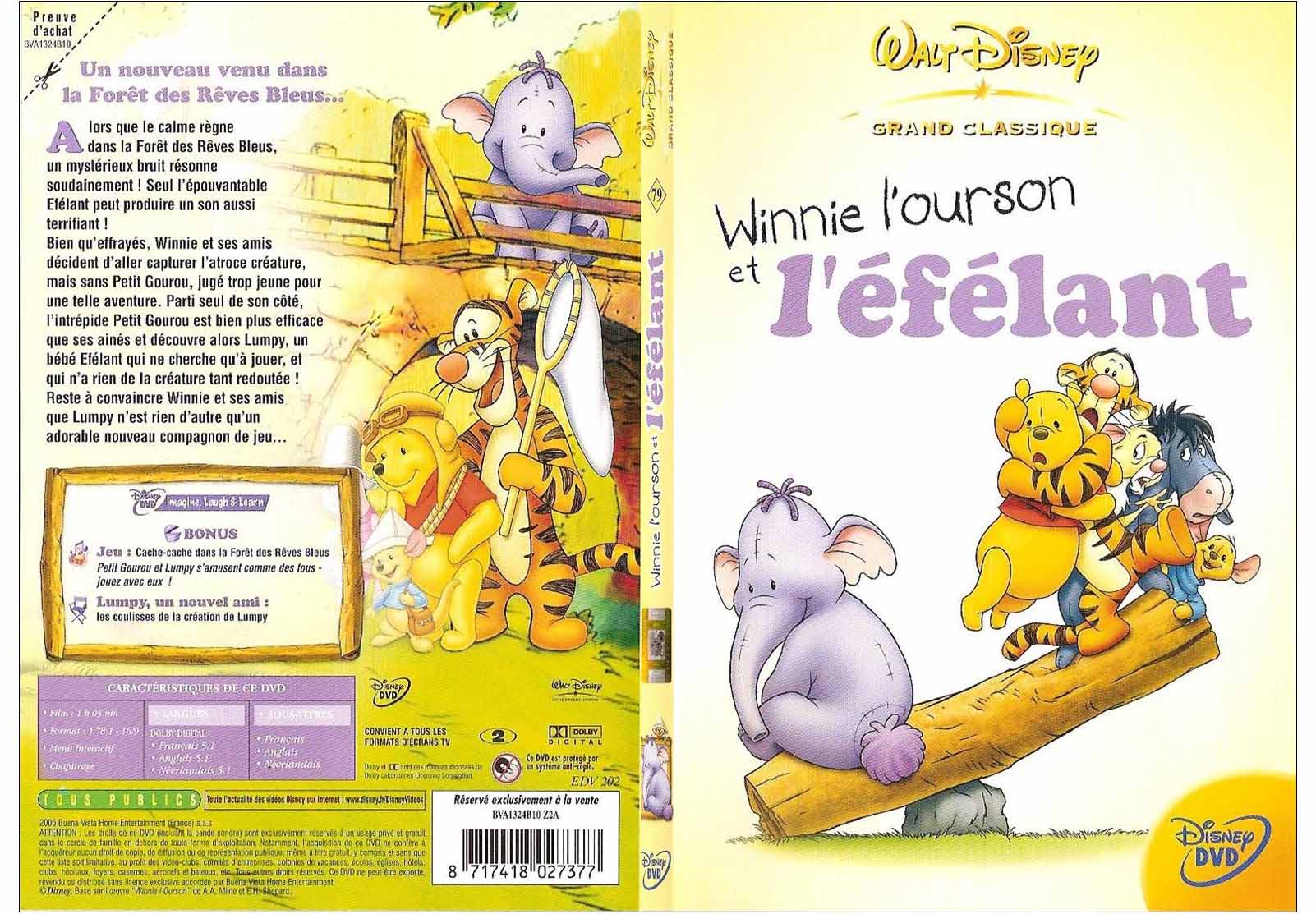 Jaquette DVD Winnie et l