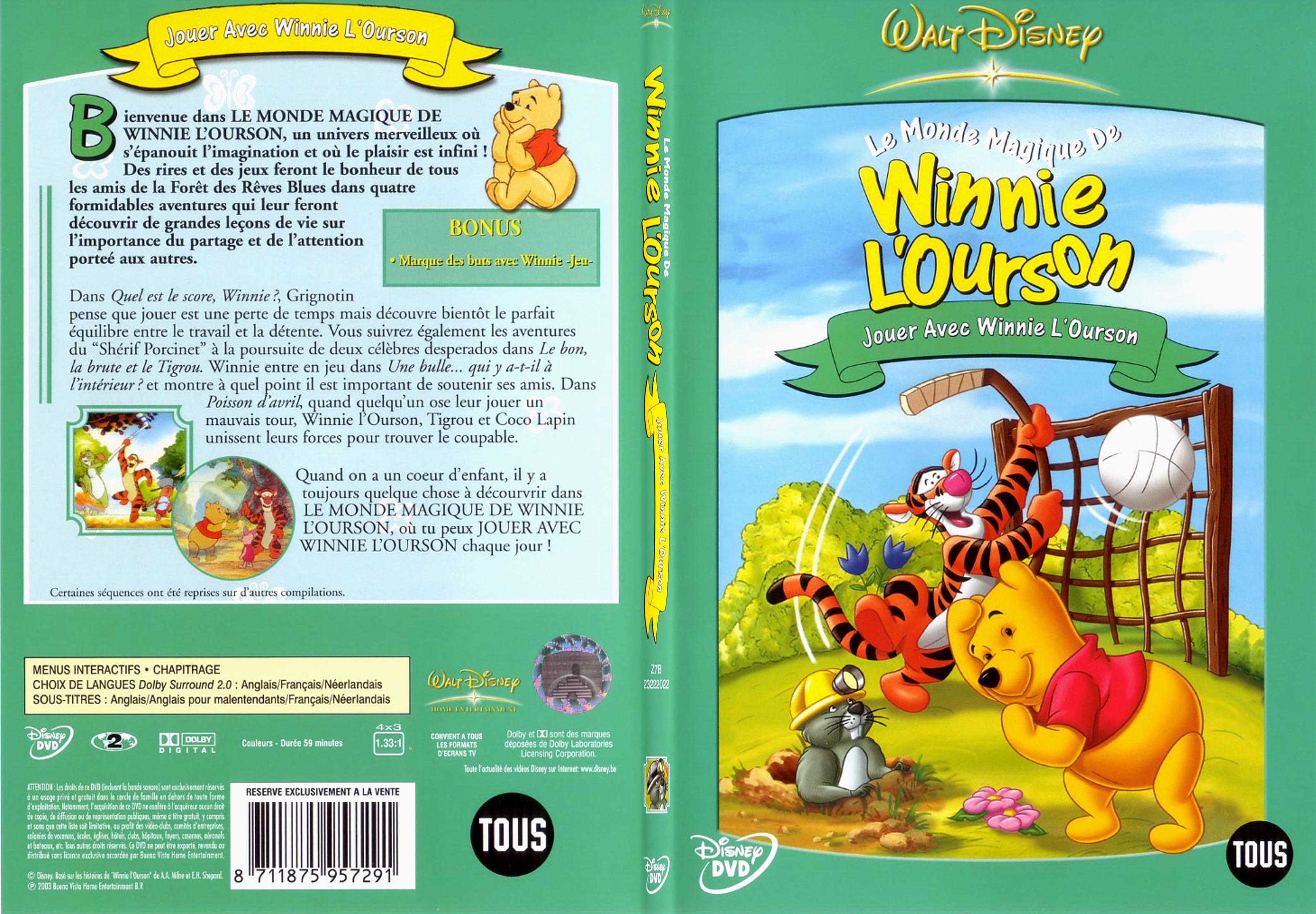 Jaquette DVD Winnie l