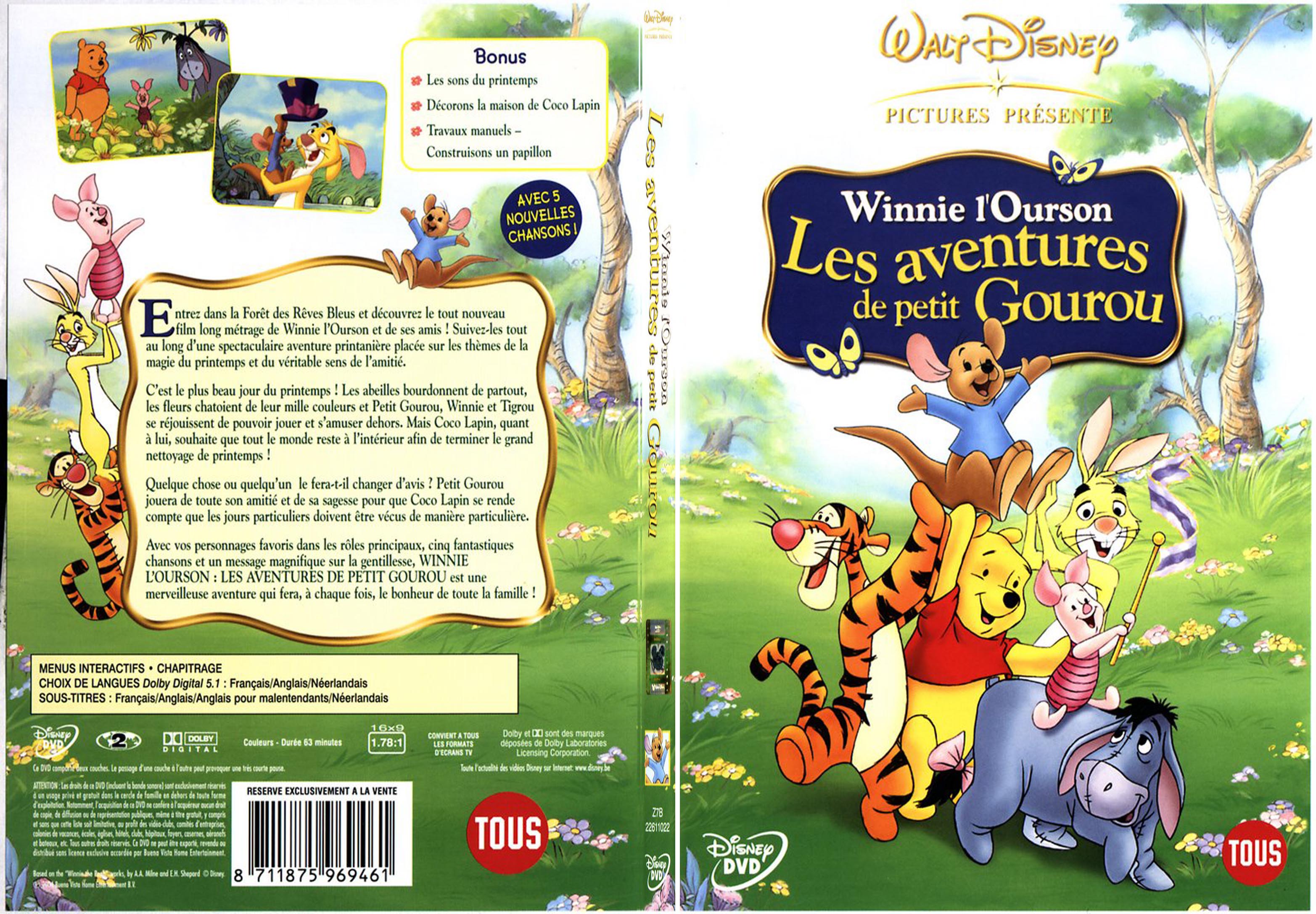 Jaquette DVD Winnie l