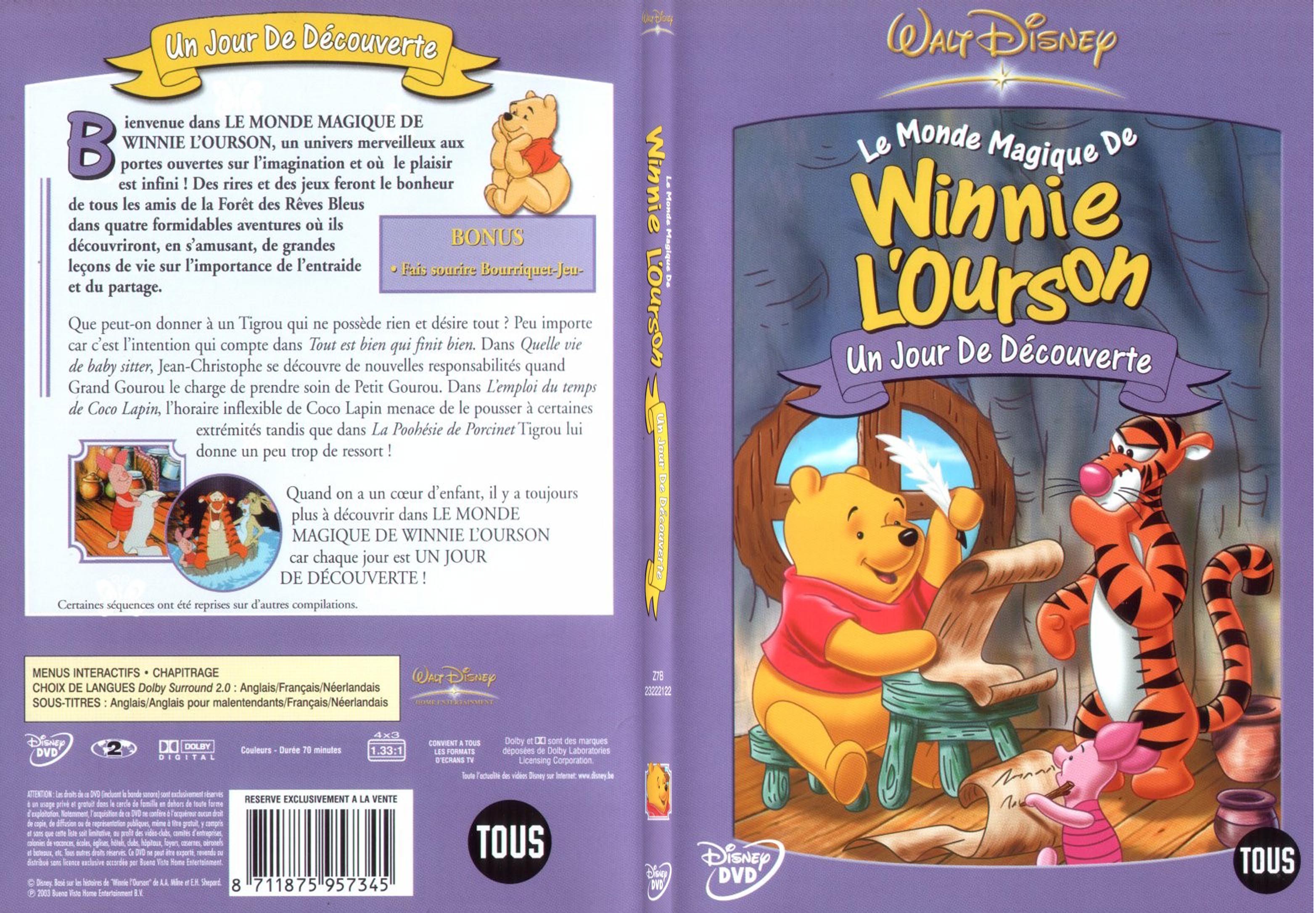 Jaquette DVD Winnie l