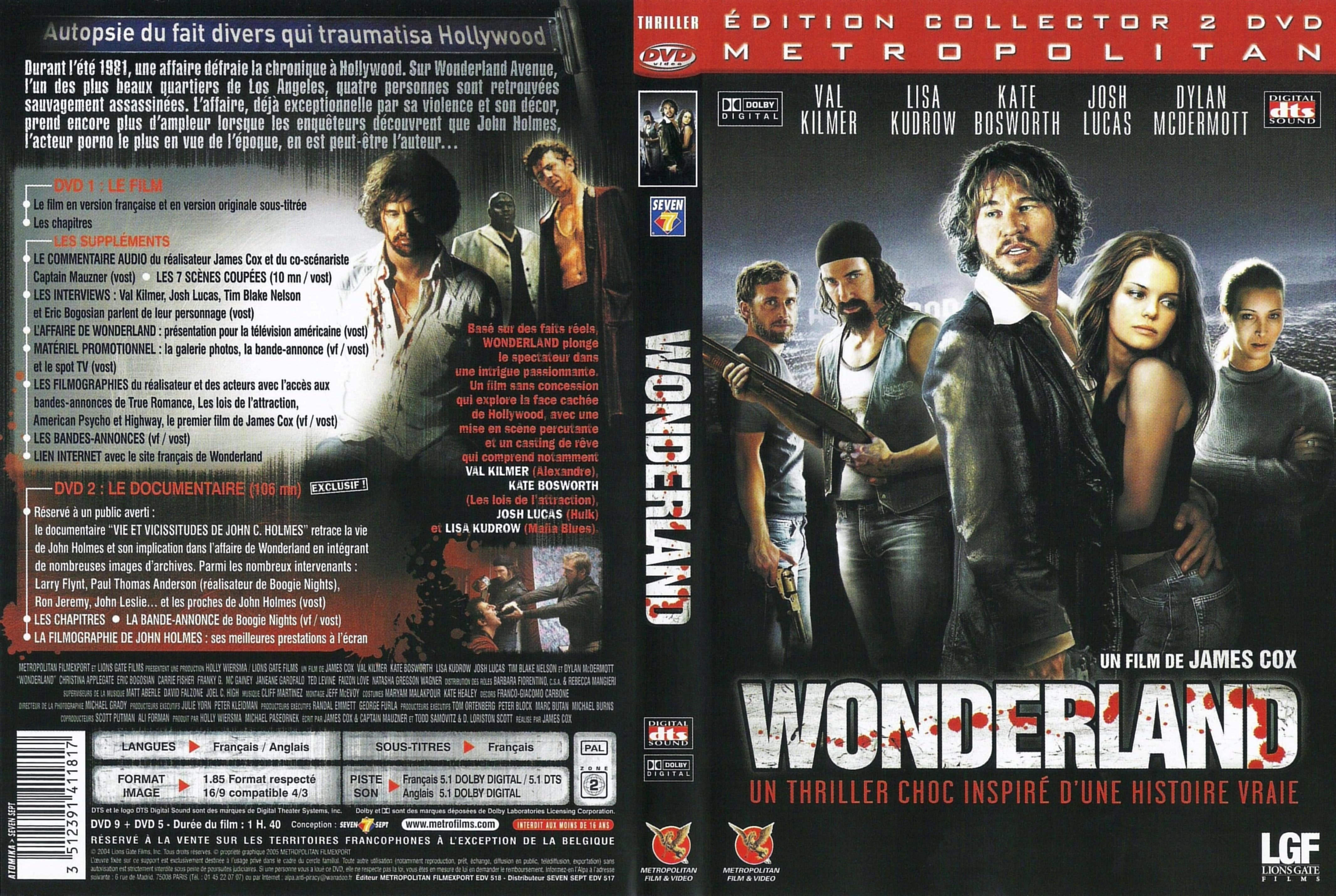 Jaquette DVD Wonderland
