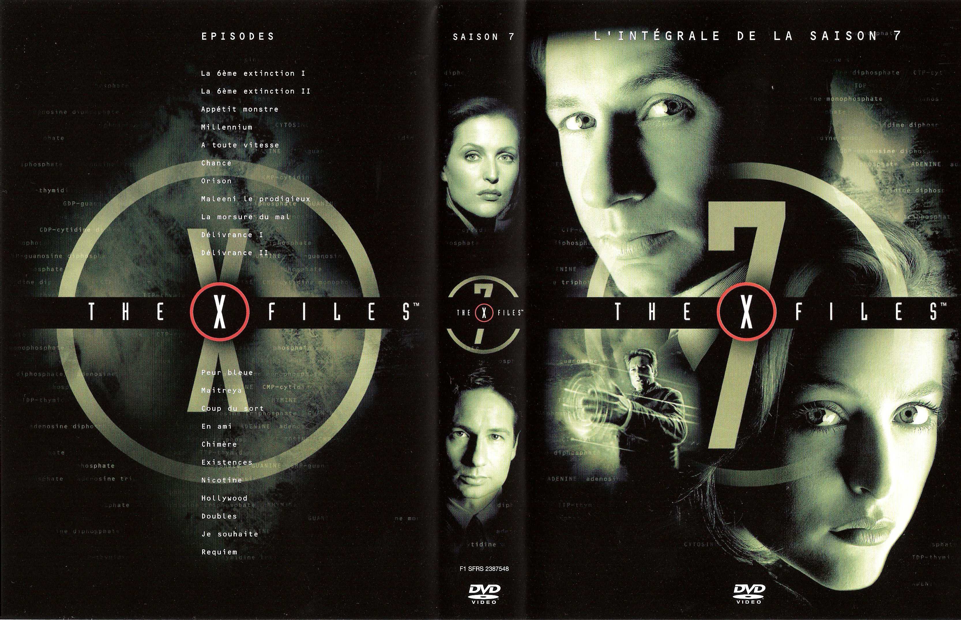 Jaquette DVD X files saison 7 COFFRET