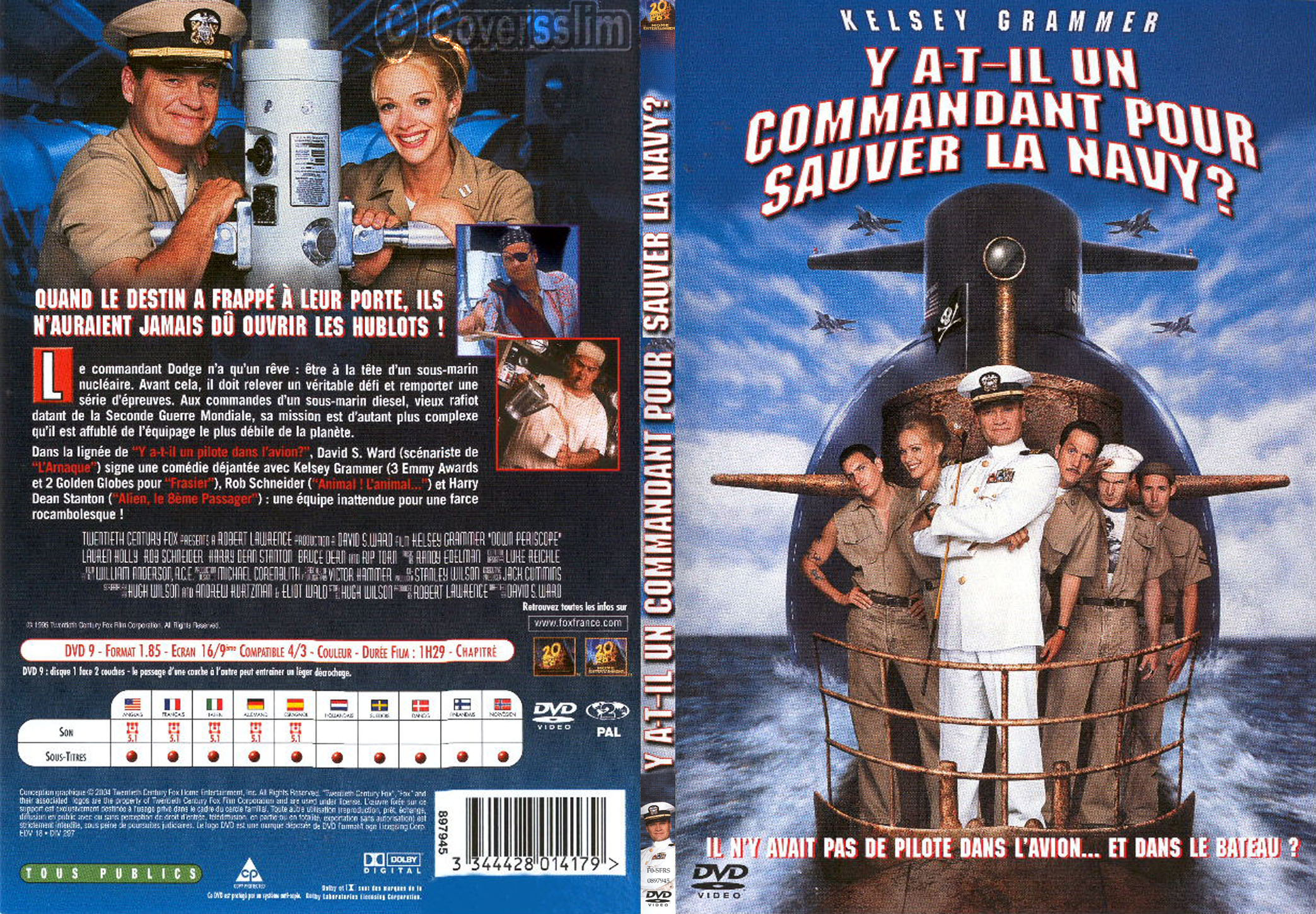 Jaquette DVD Y a t il un commandant pour sauver la navy - SLIM
