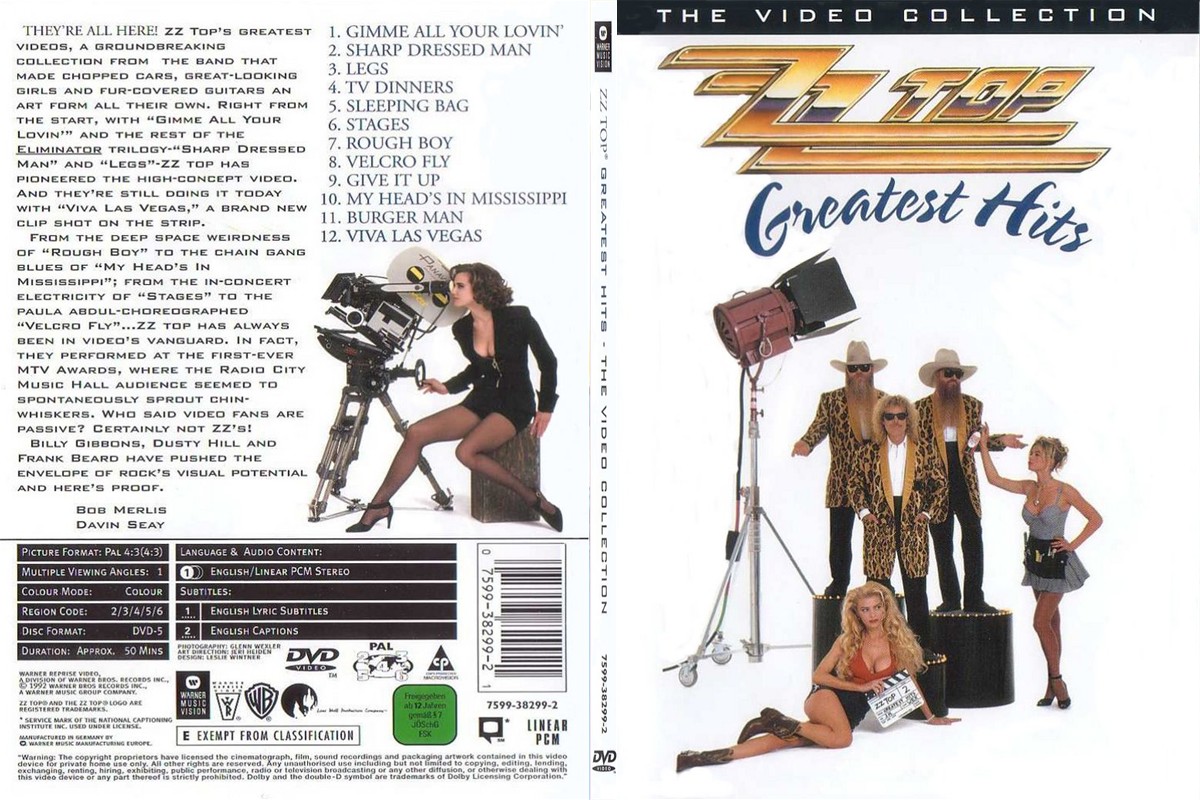Jaquette DVD ZZ Top Greatest hits - SLIM