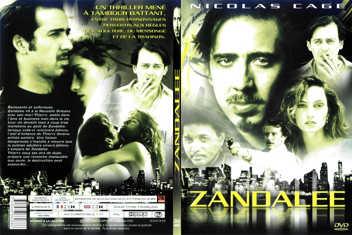 Jaquette DVD Zandalee - SLIM