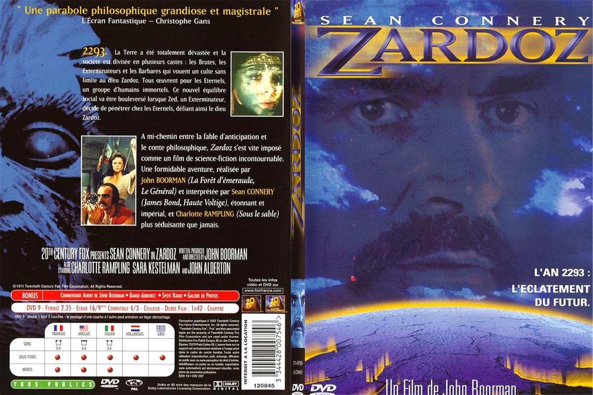 Jaquette DVD Zardoz - SLIM