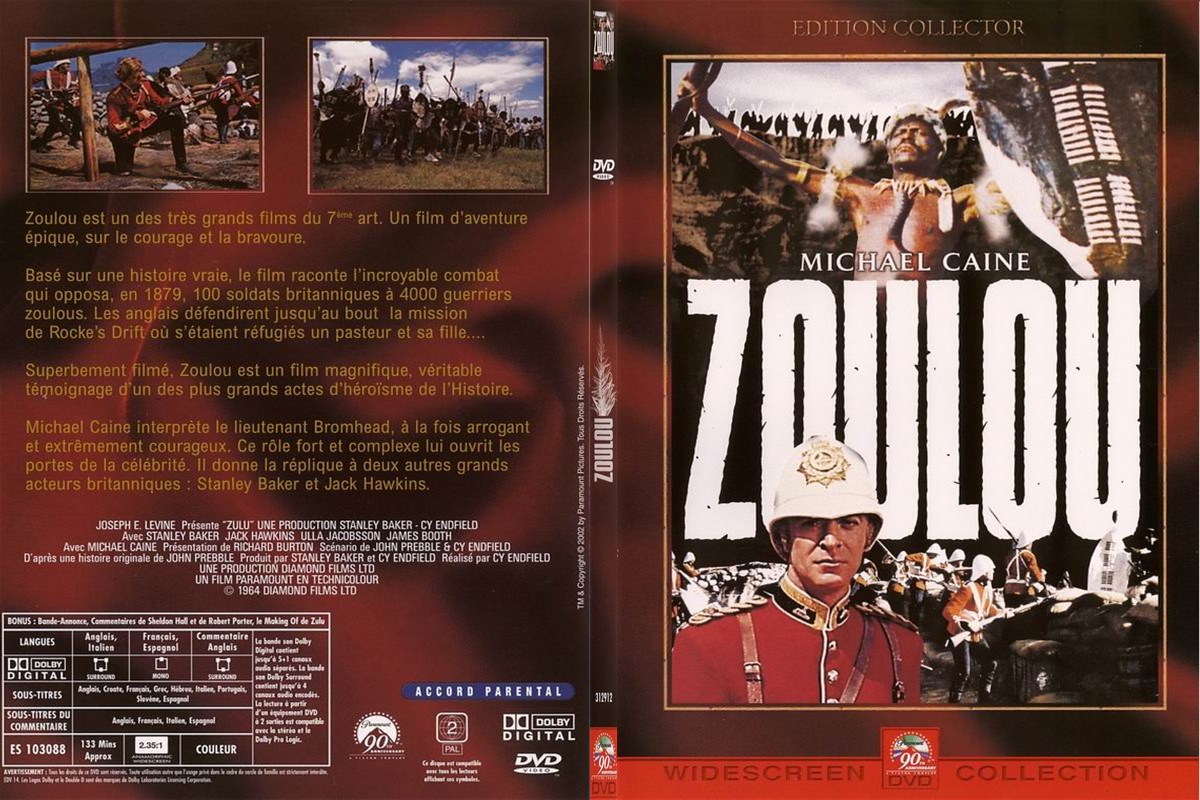 Jaquette DVD Zoulou - SLIM