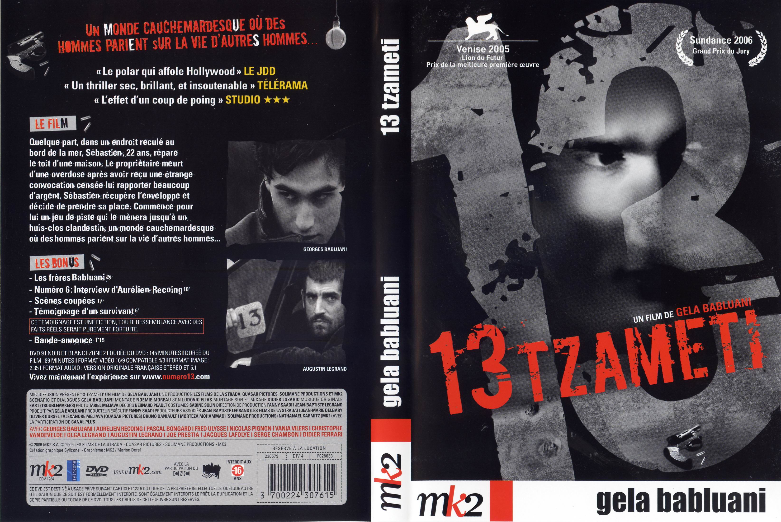 Jaquette DVD 13 Tzameti