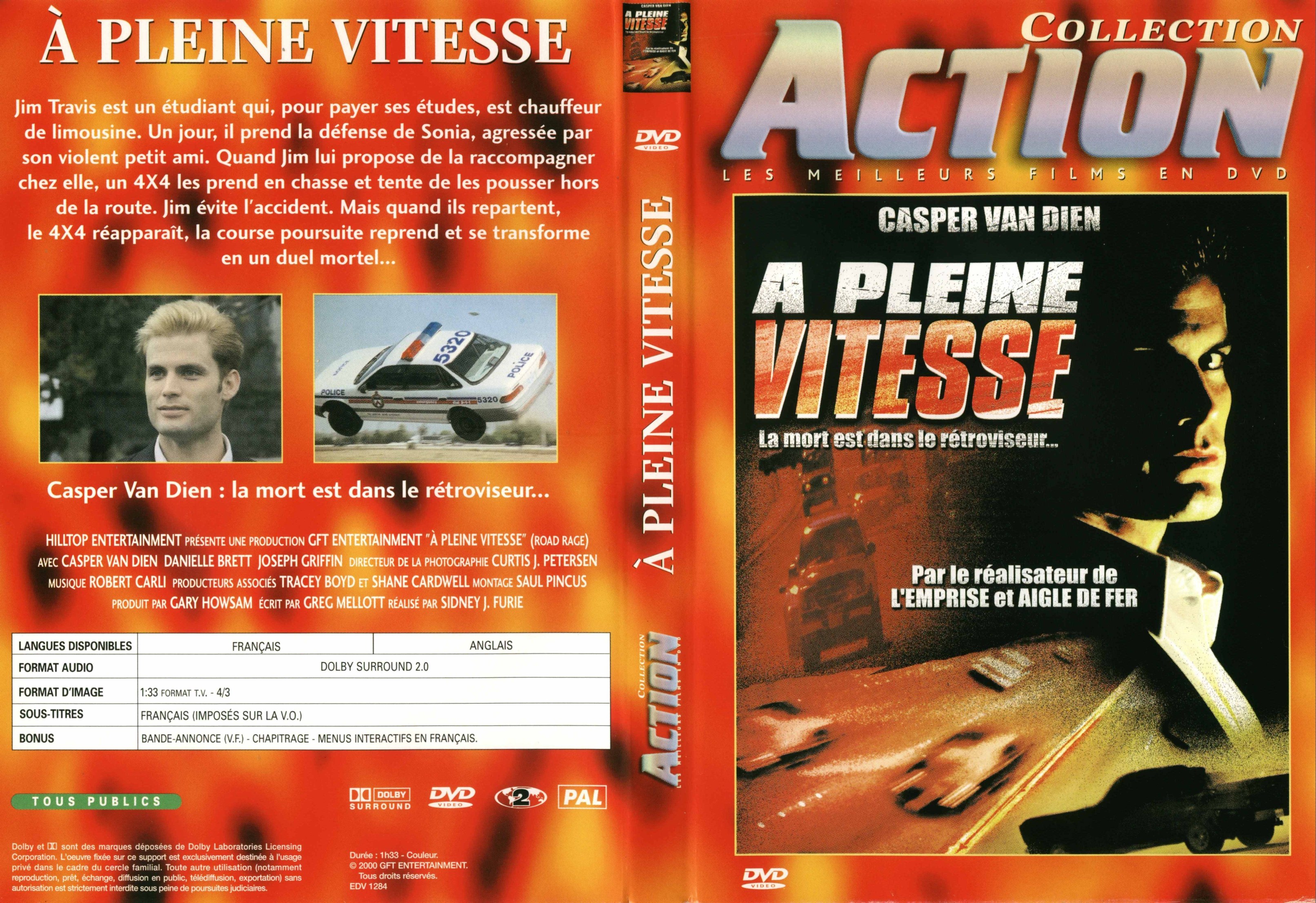 Jaquette DVD A pleine vitesse