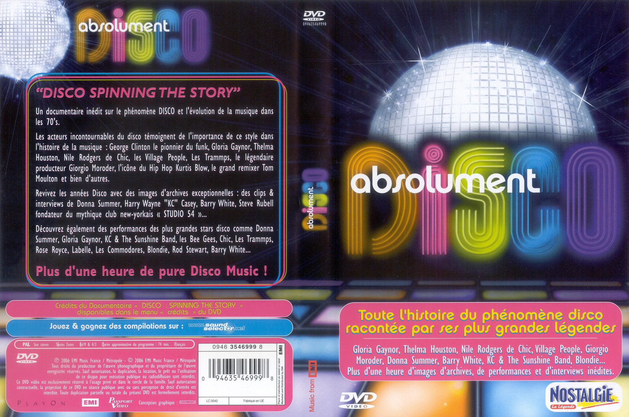 Jaquette DVD Absolument Disco